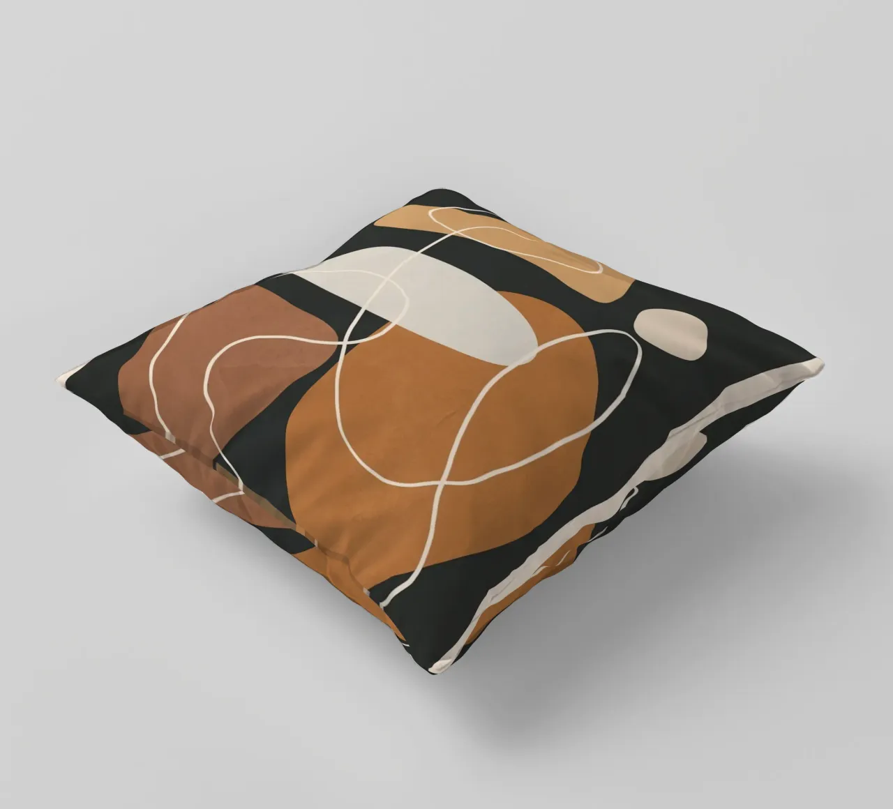 Minimal Colorful Abstract Shapes 1 kussen van Flow Line