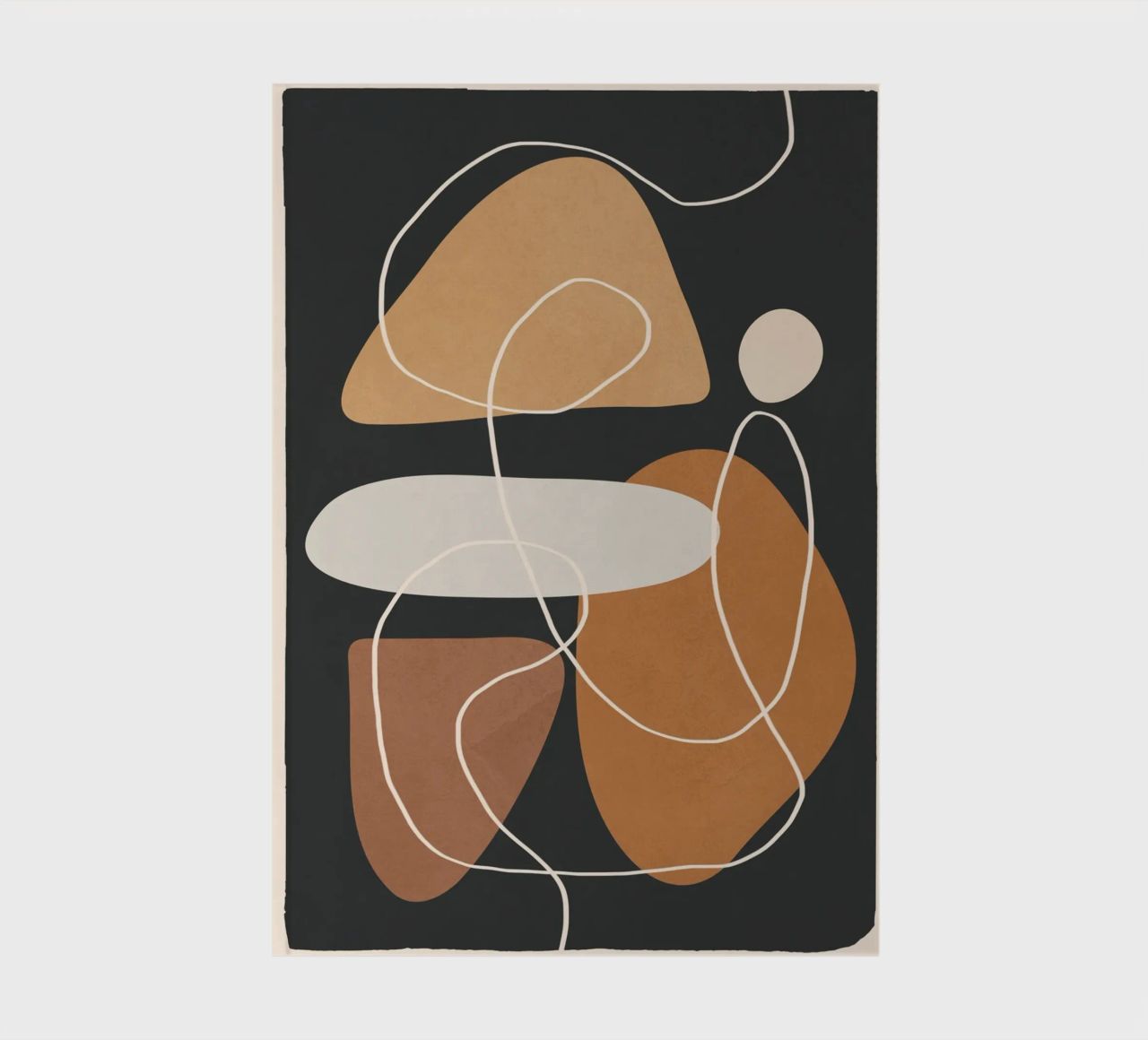 Minimal Colorful Abstract Shapes 1 notebook by Flow Line