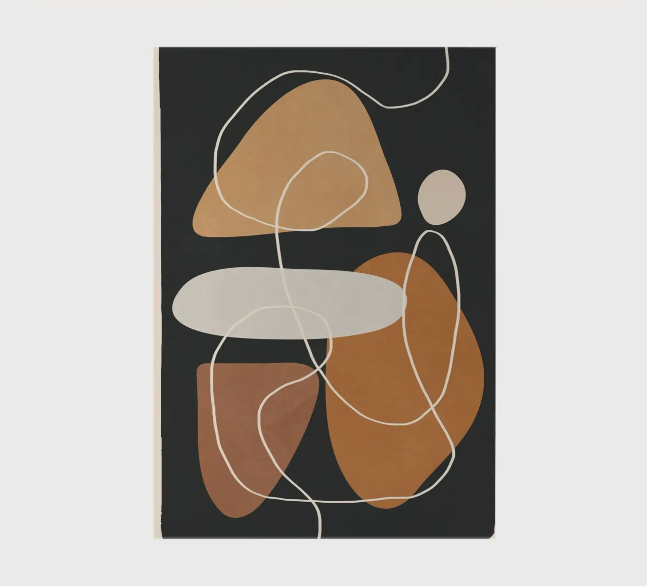 Minimal Colorful Abstract Shapes 1 cuaderno de Flow Line