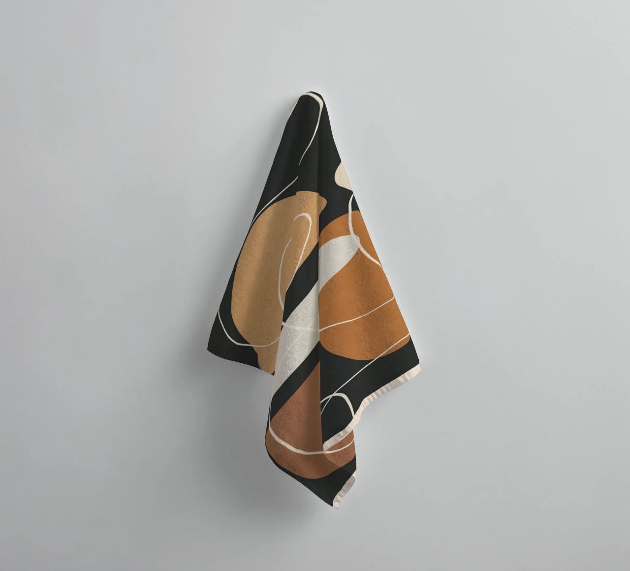 Minimal Colorful Abstract Shapes 1 toalla de baño de Flow Line