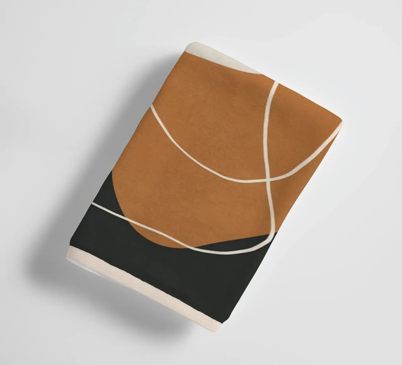 Minimal Colorful Abstract Shapes 1 asciugamano da bagno da Flow Line