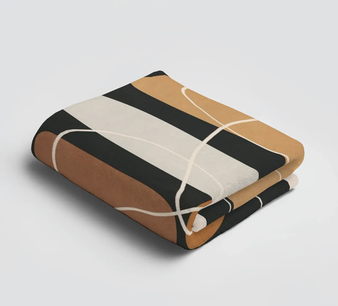 Minimal Colorful Abstract Shapes 1 asciugamano da bagno da Flow Line