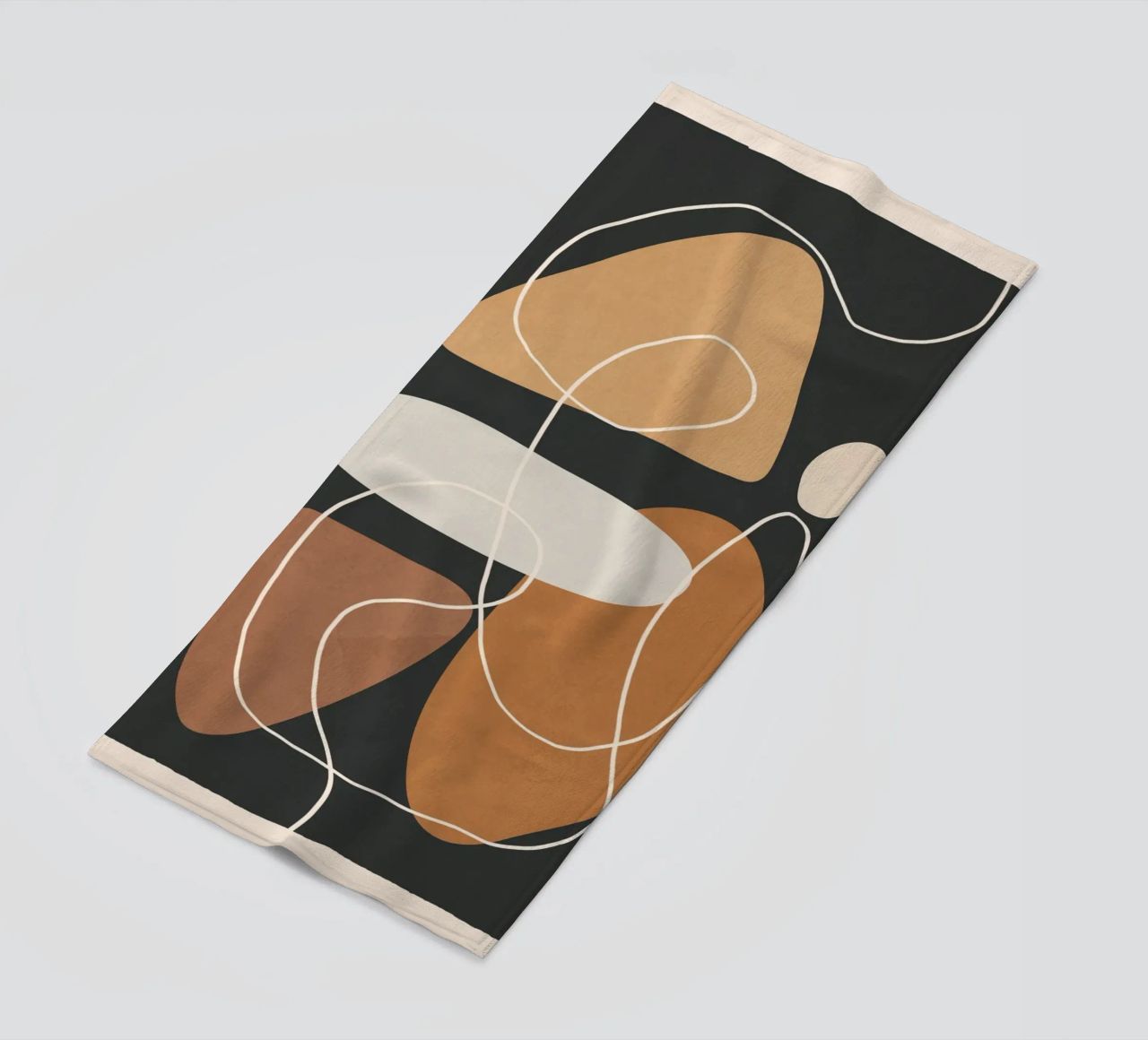 Minimal Colorful Abstract Shapes 1 telo mare da Flow Line