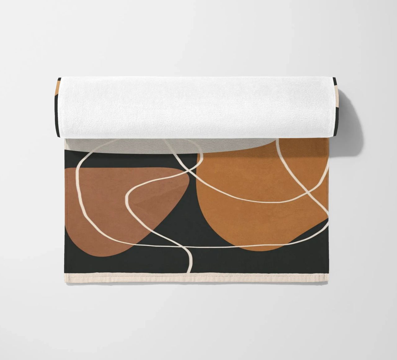 Minimal Colorful Abstract Shapes 1 telo mare da Flow Line
