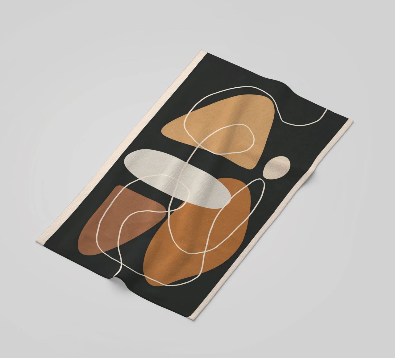 Minimal Colorful Abstract Shapes 1 telo mare da Flow Line