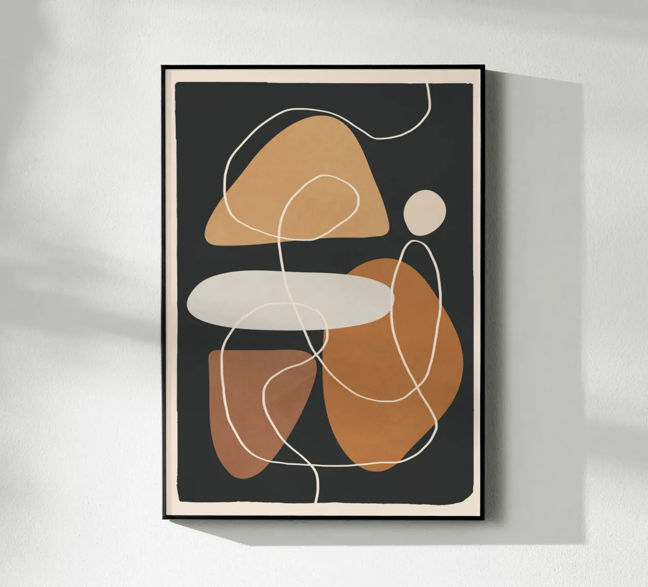 Minimal Colorful Abstract Shapes 1 plexiglass da Flow Line