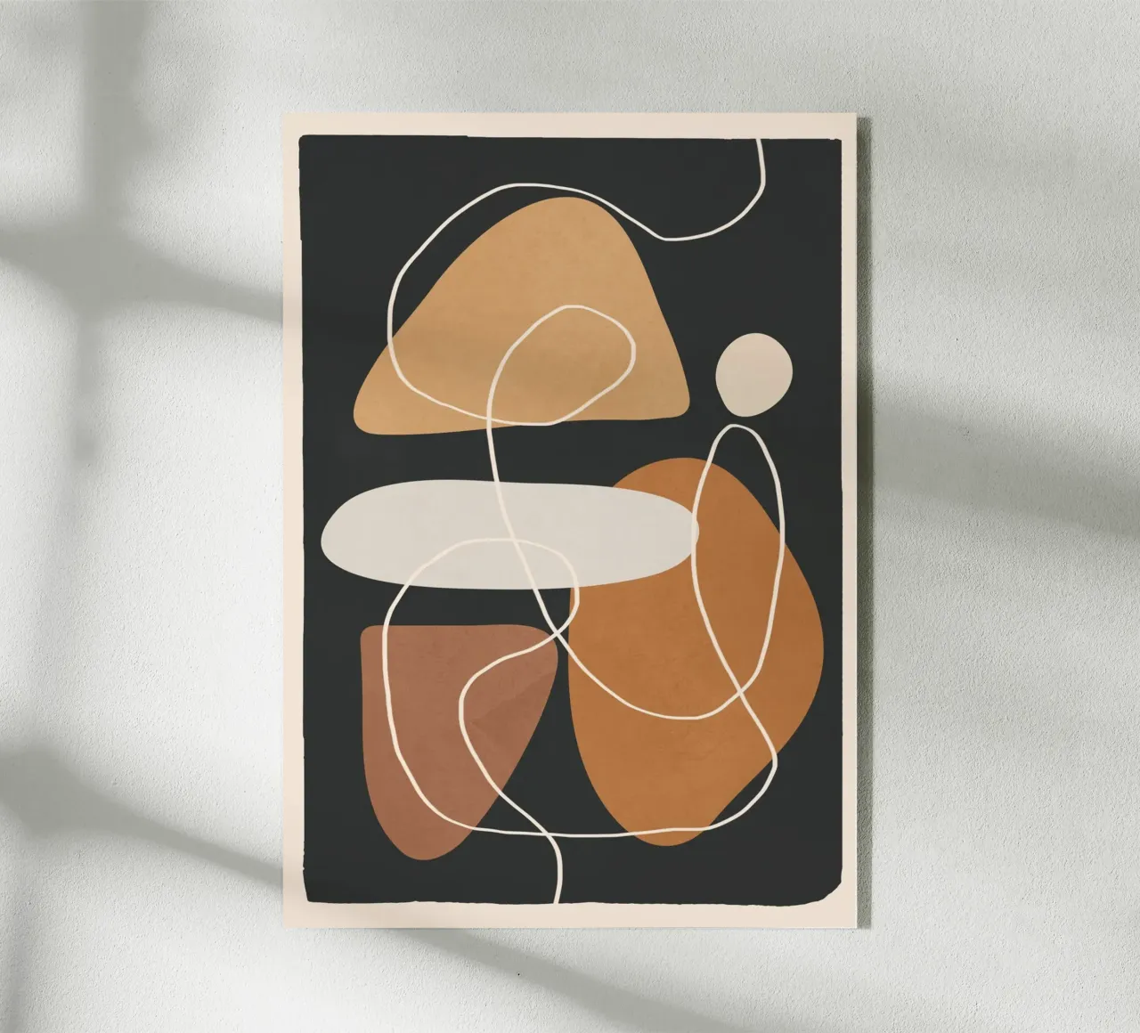Minimal Colorful Abstract Shapes 1 plexiglass da Flow Line
