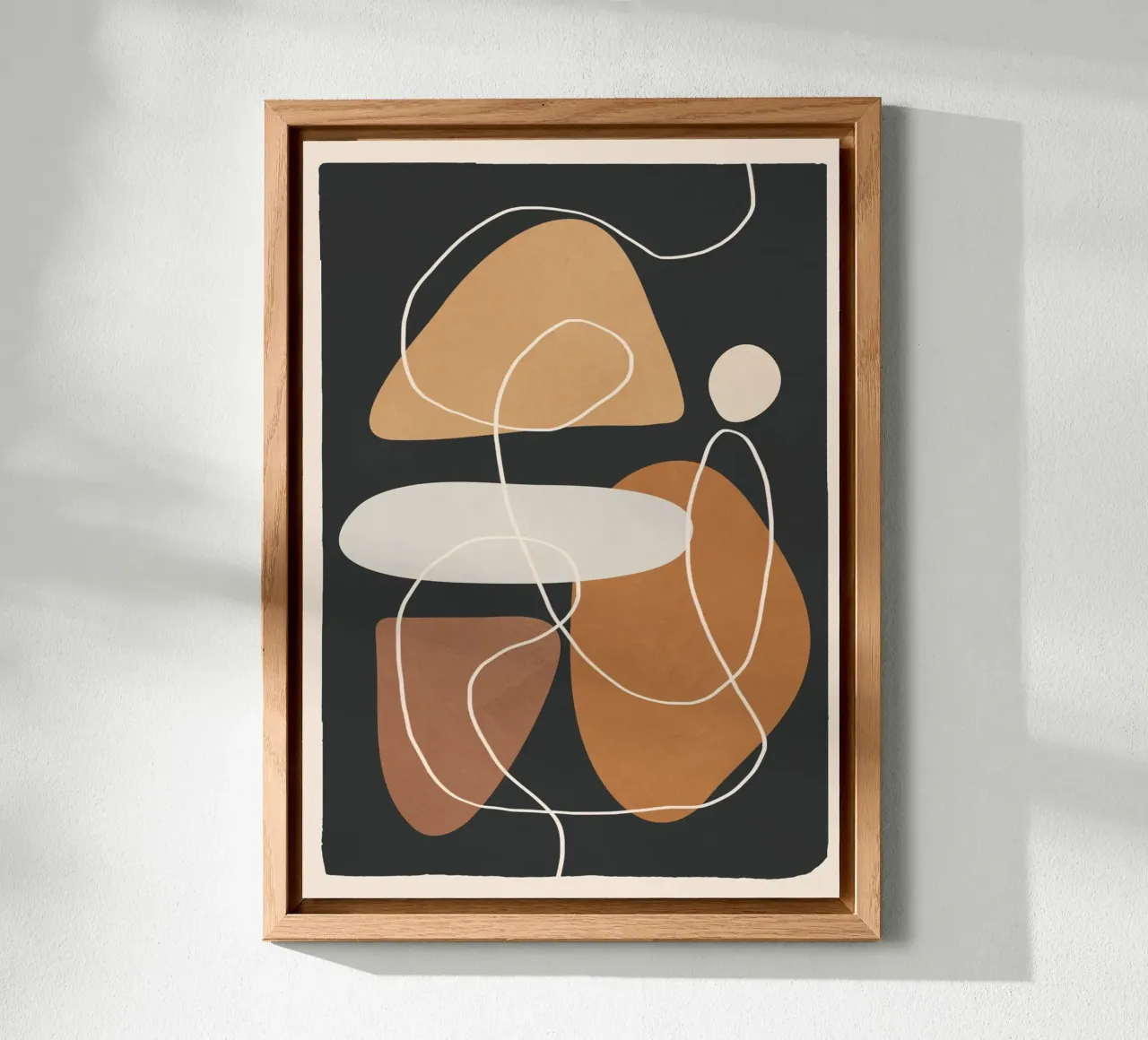Minimal Colorful Abstract Shapes 1 aluminio dibond de Flow Line