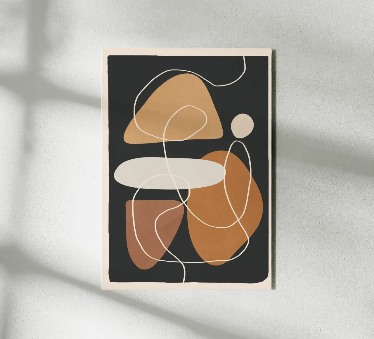 Minimal Colorful Abstract Shapes 1 pannello forex da Flow Line