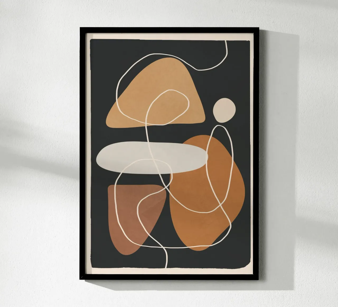 Minimal Colorful Abstract Shapes 1 hahnemühle by Flow Line