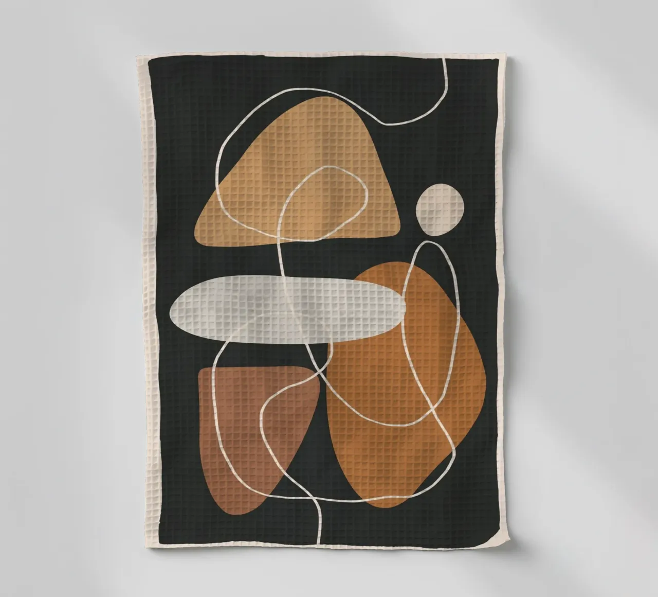 Minimal Colorful Abstract Shapes 1 theedoek van Flow Line
