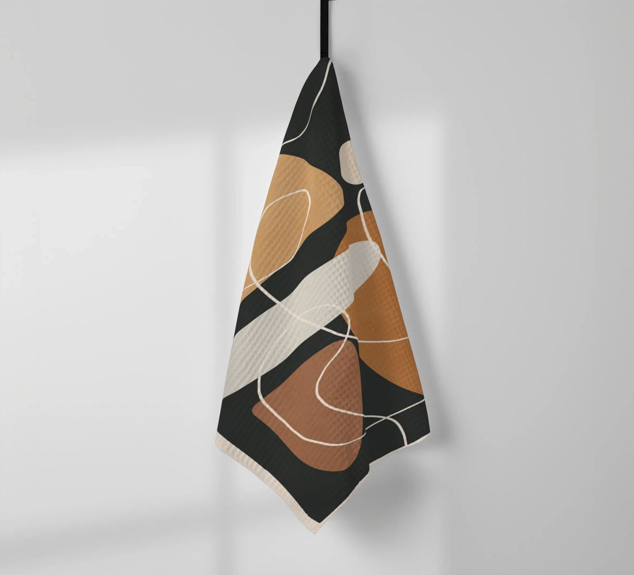 Minimal Colorful Abstract Shapes 1 paño de cocina de Flow Line