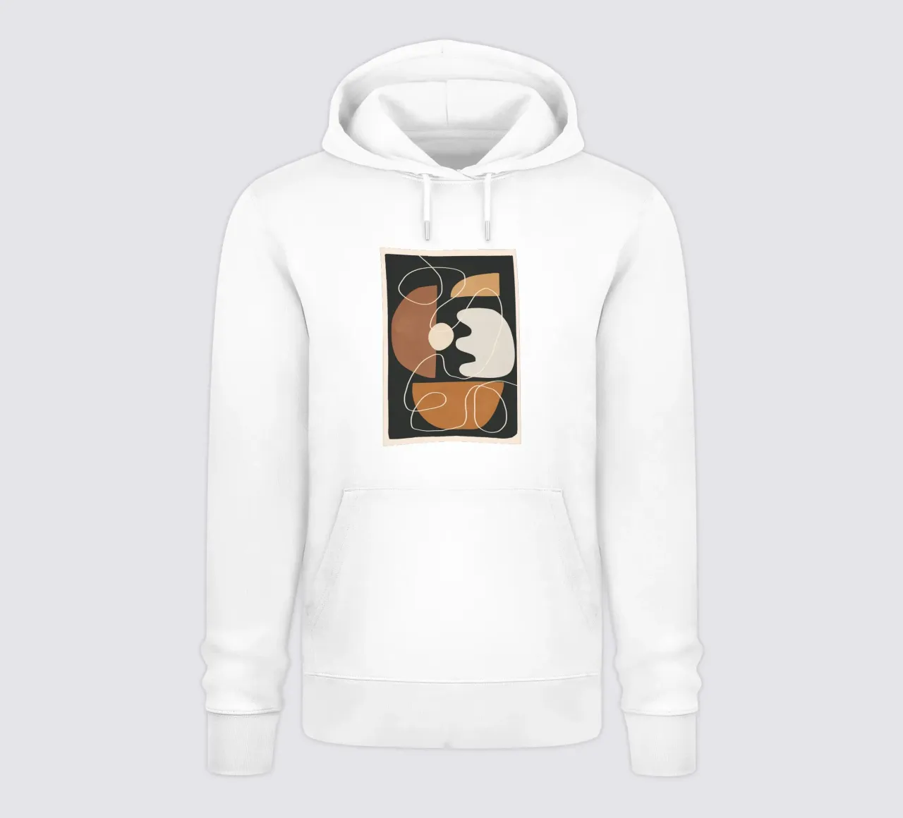 Minimal Colorful Abstract Shapes 2 hoodie van Flow Line