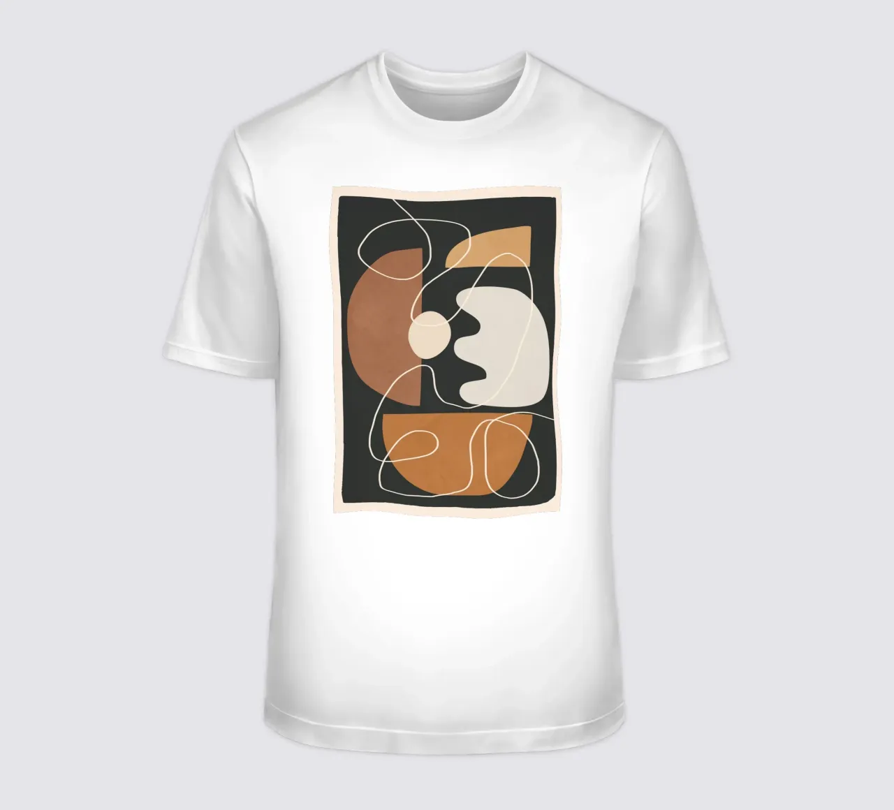 Minimal Colorful Abstract Shapes 2 camiseta de Flow Line