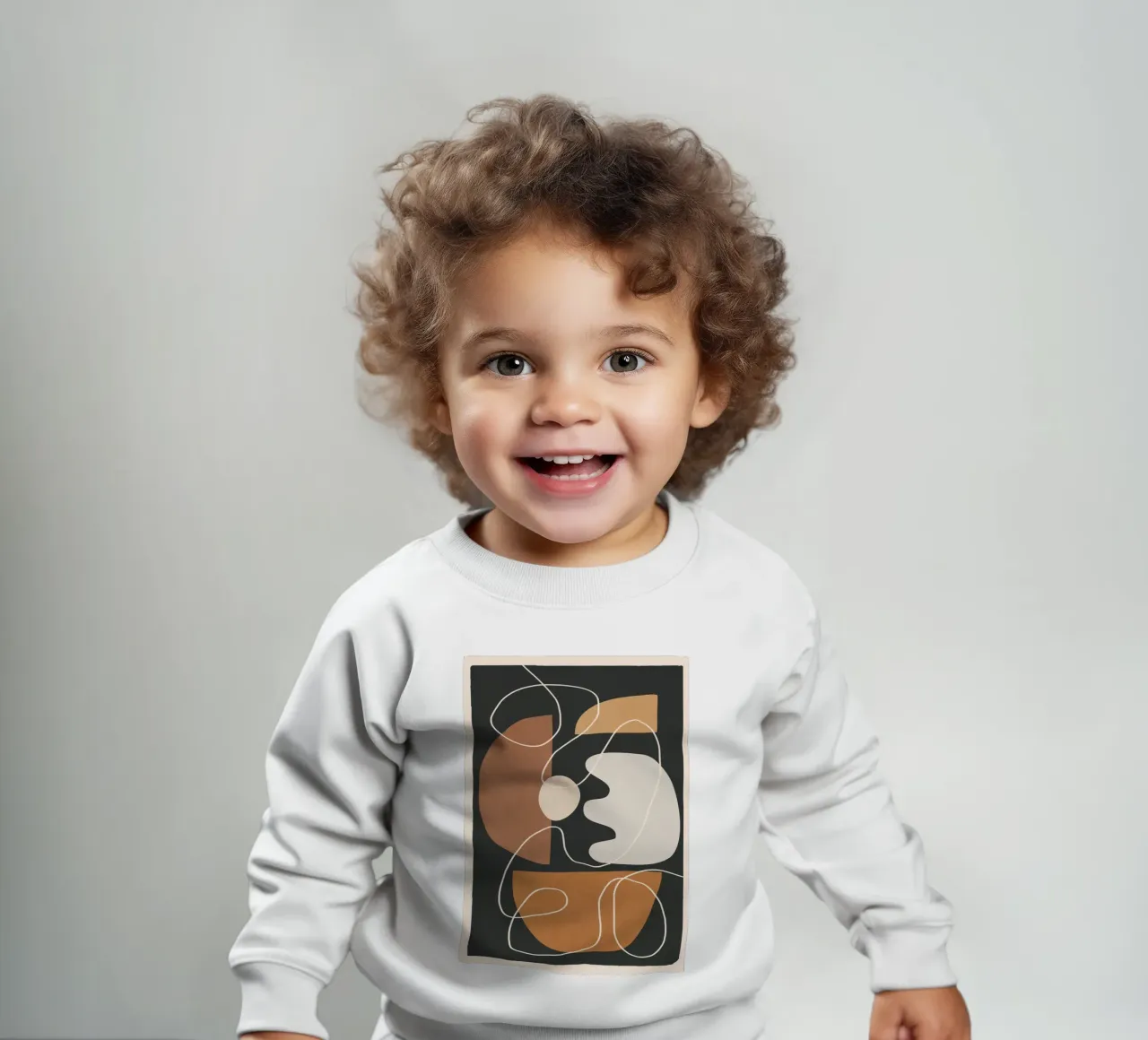 Minimal Colorful Abstract Shapes 2 sweat pour bébé de Flow Line