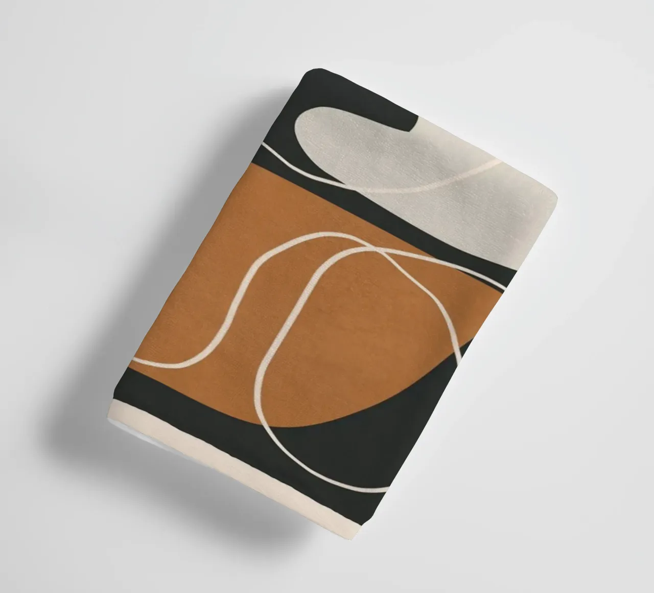 Minimal Colorful Abstract Shapes 2 serviette de bain de Flow Line