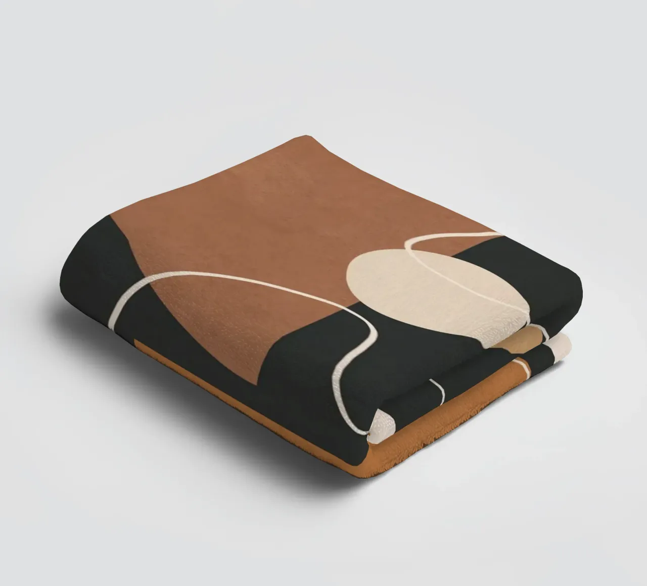 Minimal Colorful Abstract Shapes 2 serviette de bain de Flow Line