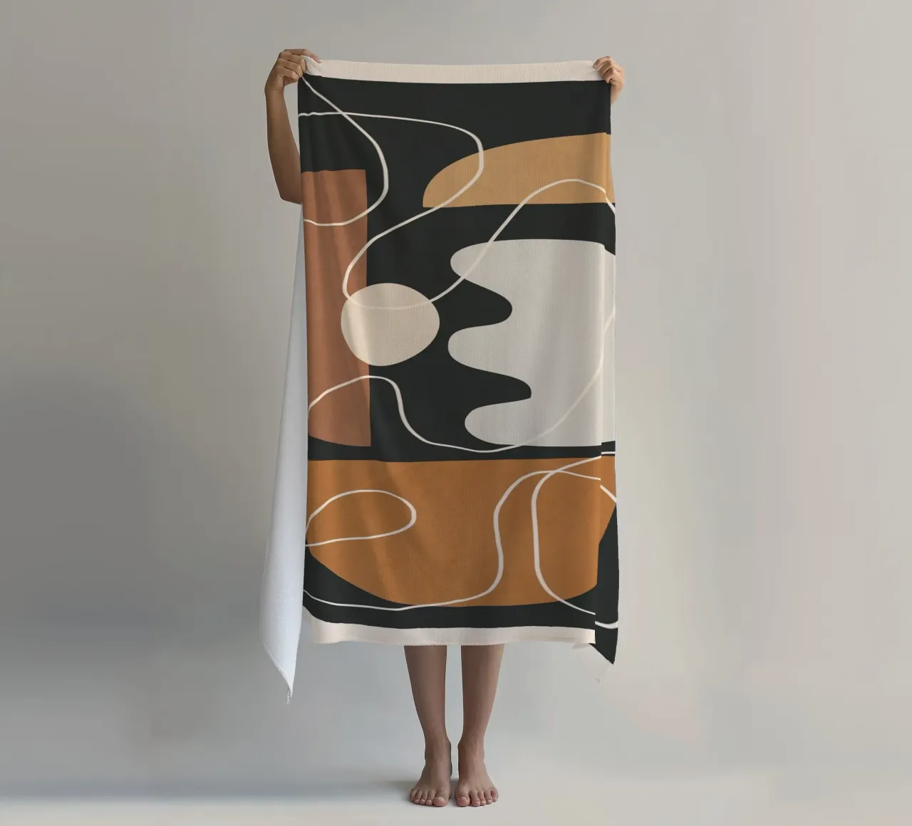 Minimal Colorful Abstract Shapes 2 telo mare da Flow Line