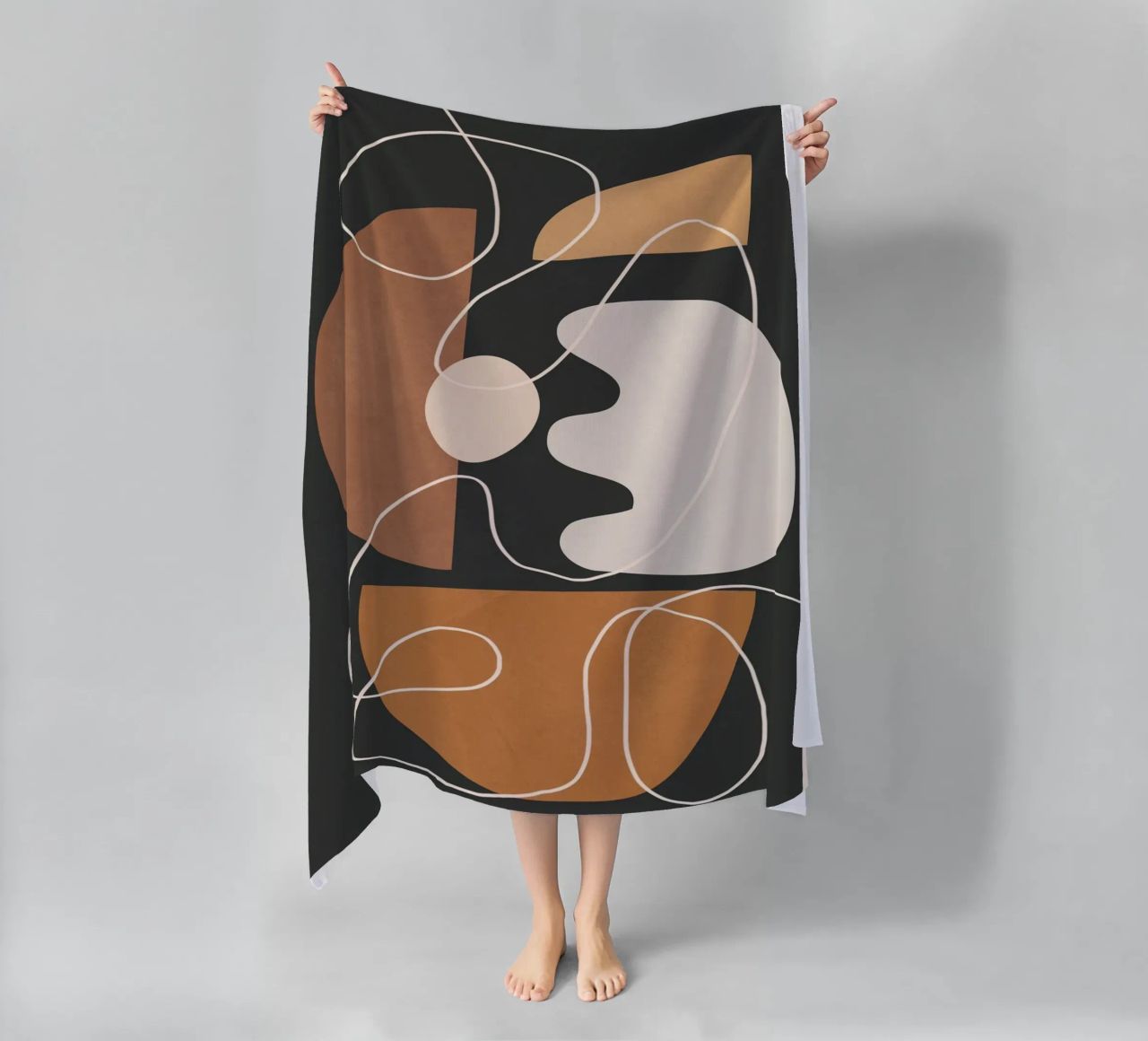 Minimal Colorful Abstract Shapes 2 telo mare da Flow Line