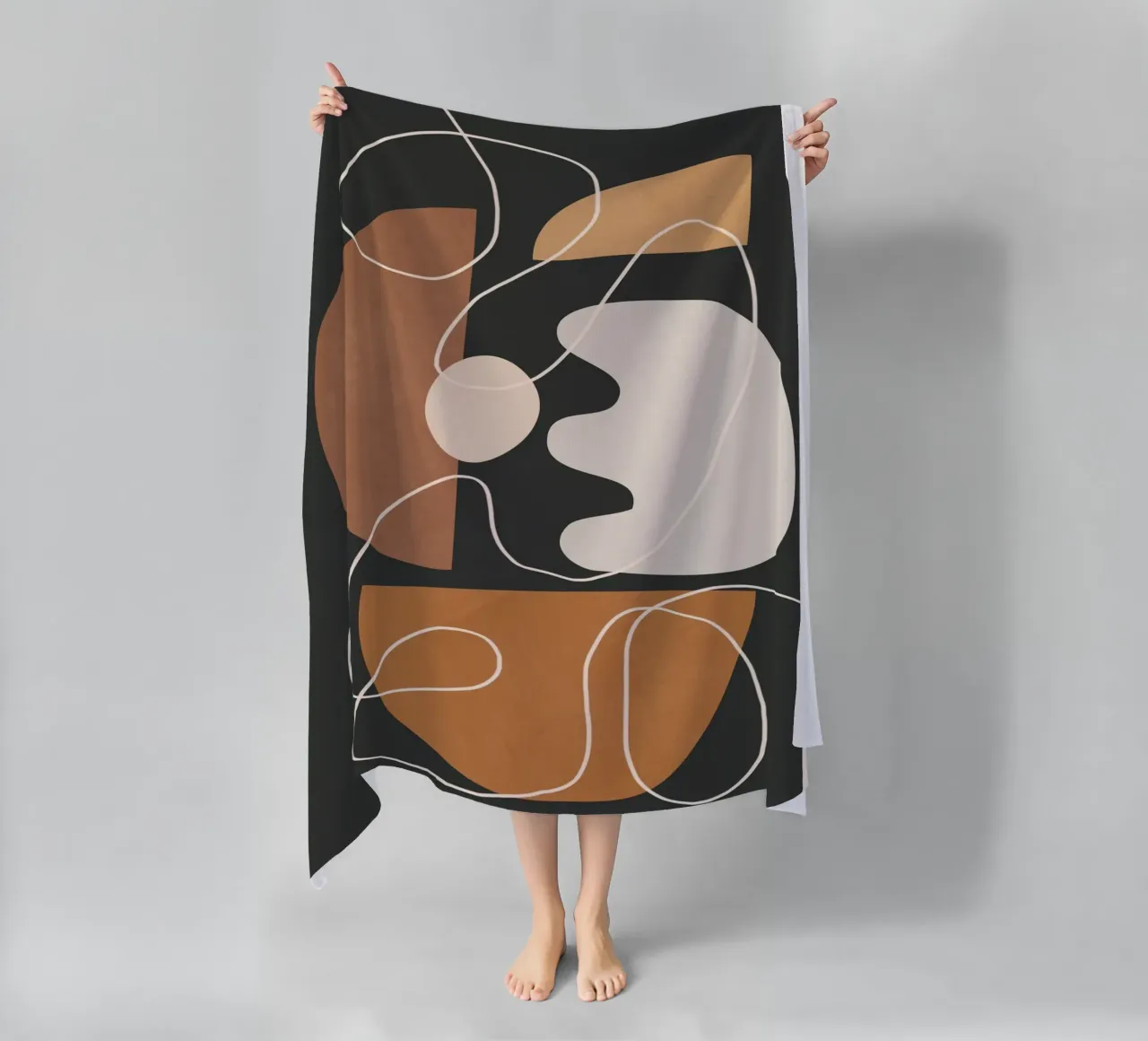 Minimal Colorful Abstract Shapes 2 telo mare da Flow Line