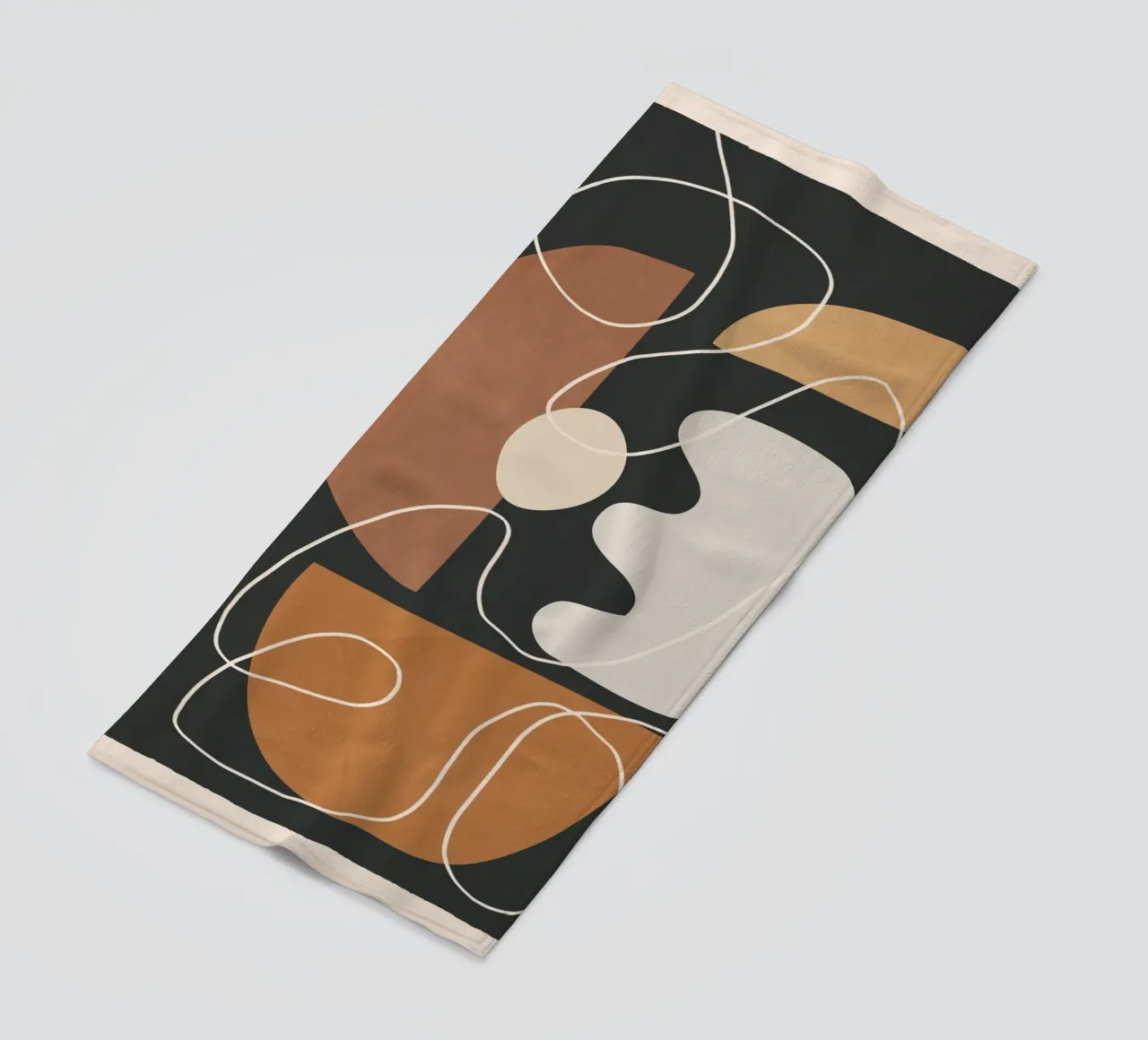 Minimal Colorful Abstract Shapes 2 telo mare da Flow Line