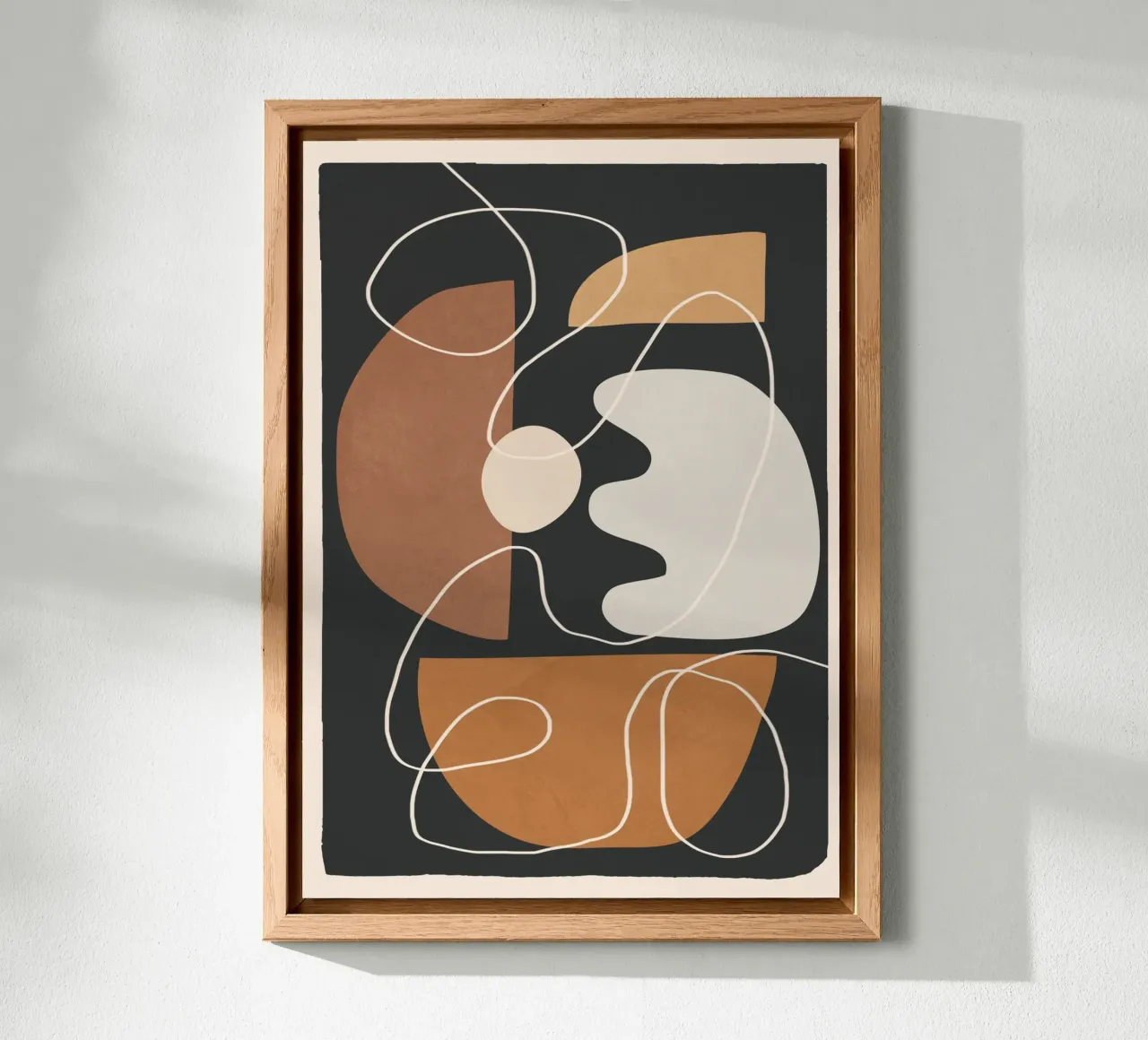 Minimal Colorful Abstract Shapes 2 alluminio dibond da Flow Line