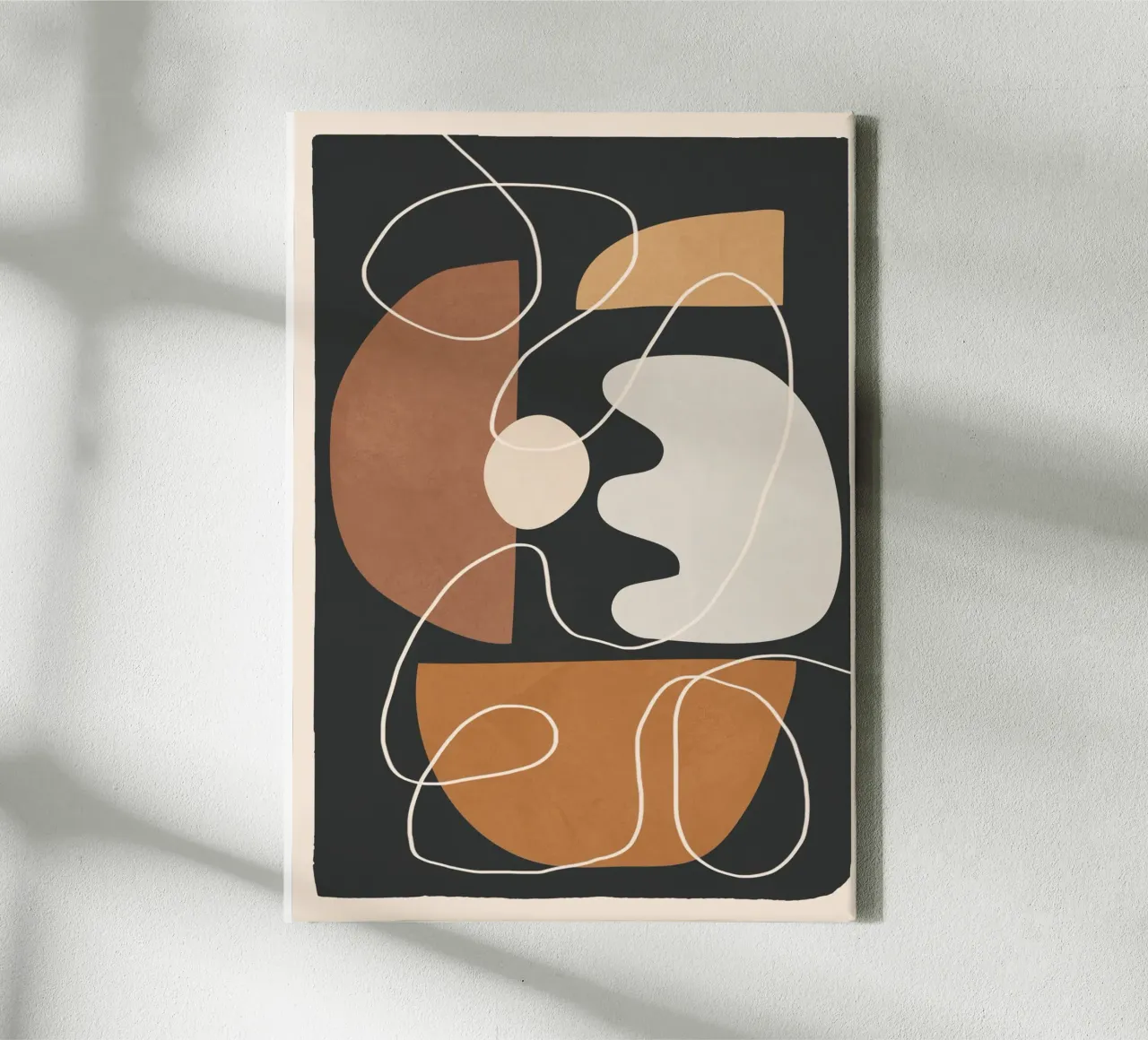 Minimal Colorful Abstract Shapes 2 tela da Flow Line