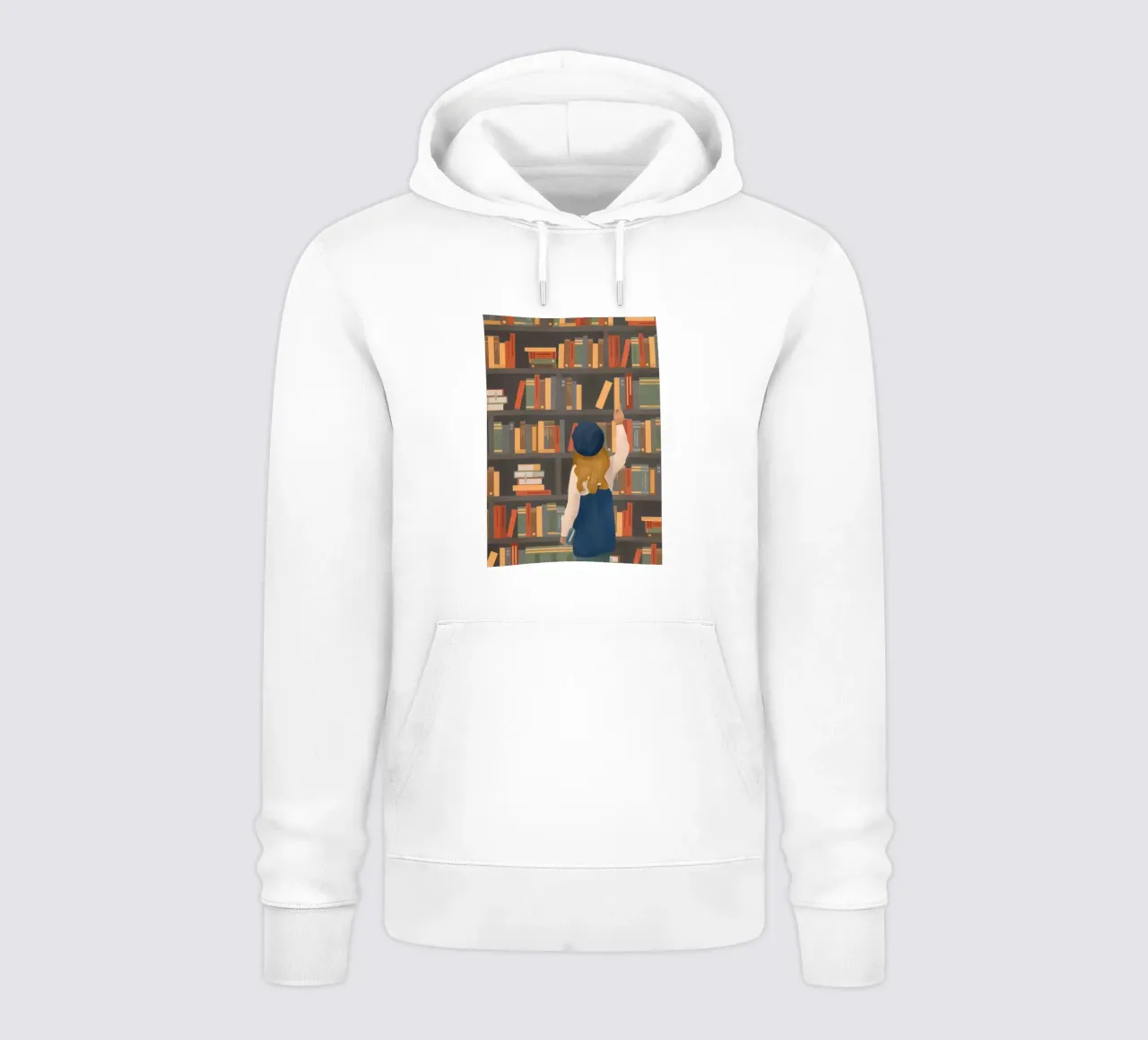 Library Love felpa con cappuccio da Flow Line