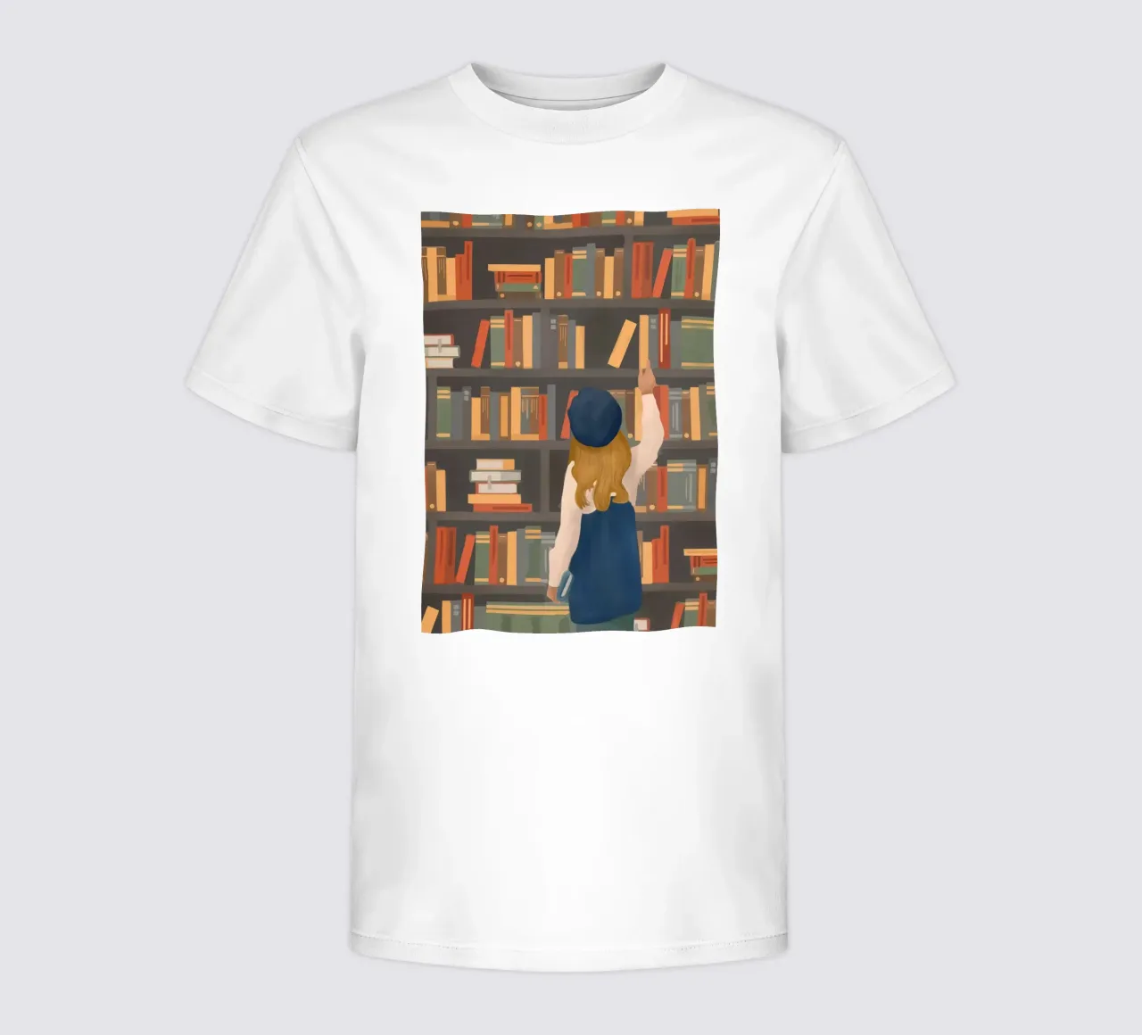 Library Love Kinder T-Shirt von Flow Line