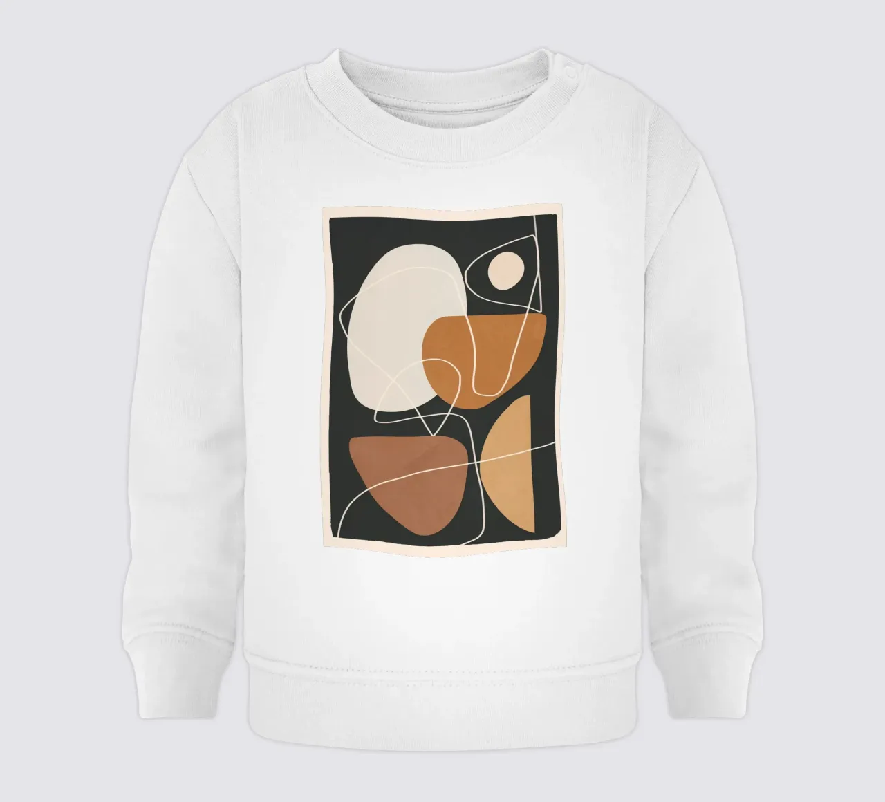 Minimal Colorful Abstract Shapes 3 felpa neonato da Flow Line