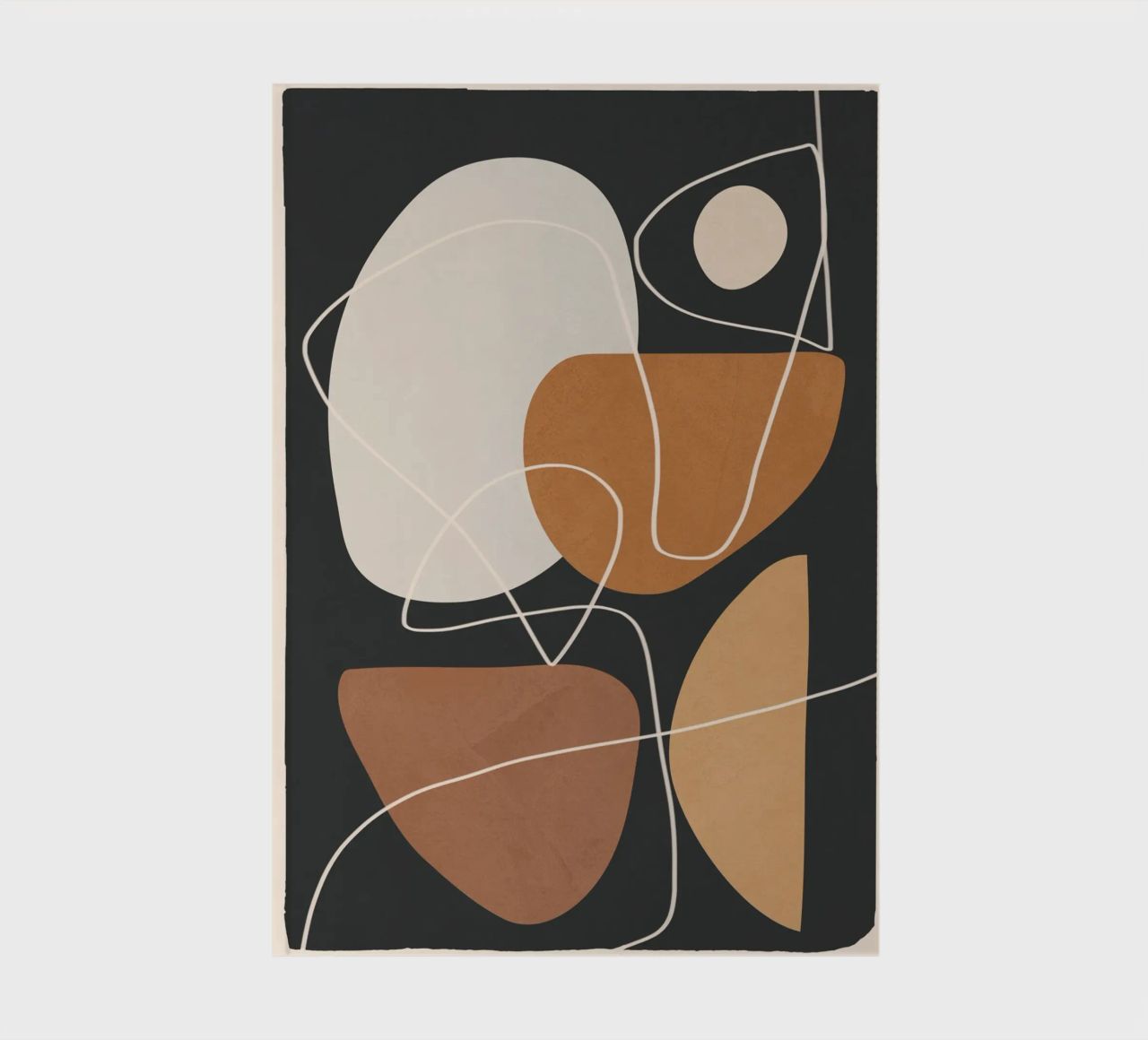 Minimal Colorful Abstract Shapes 3 diario da Flow Line