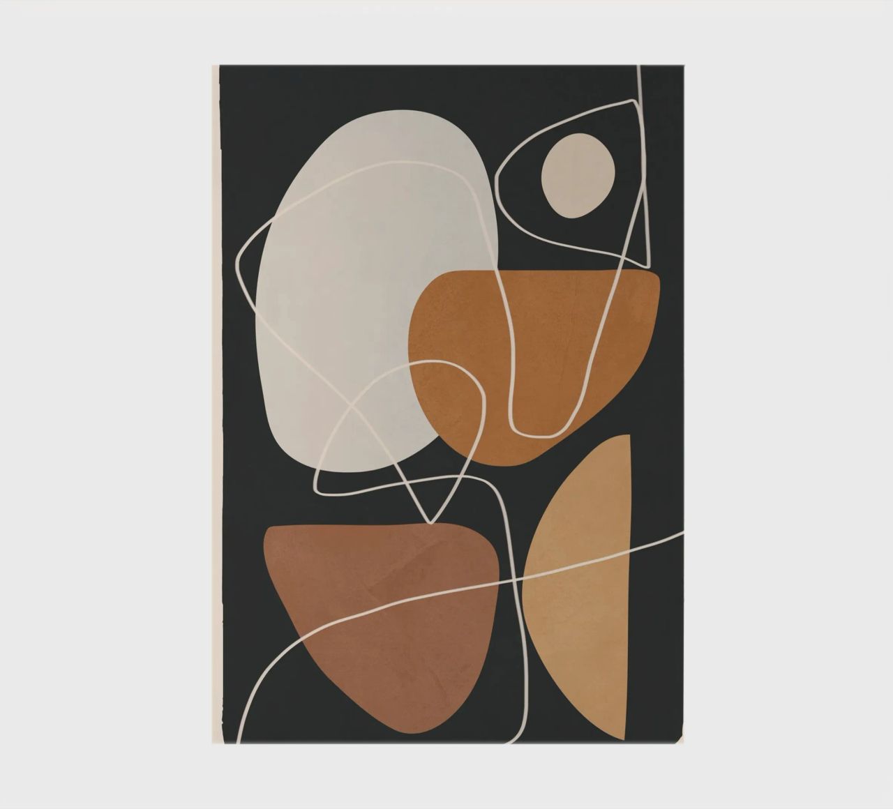 Minimal Colorful Abstract Shapes 3 diario da Flow Line