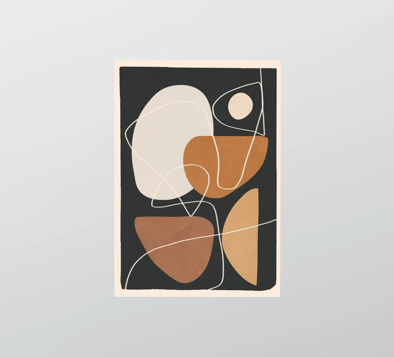Minimal Colorful Abstract Shapes 3 adesivo da Flow Line