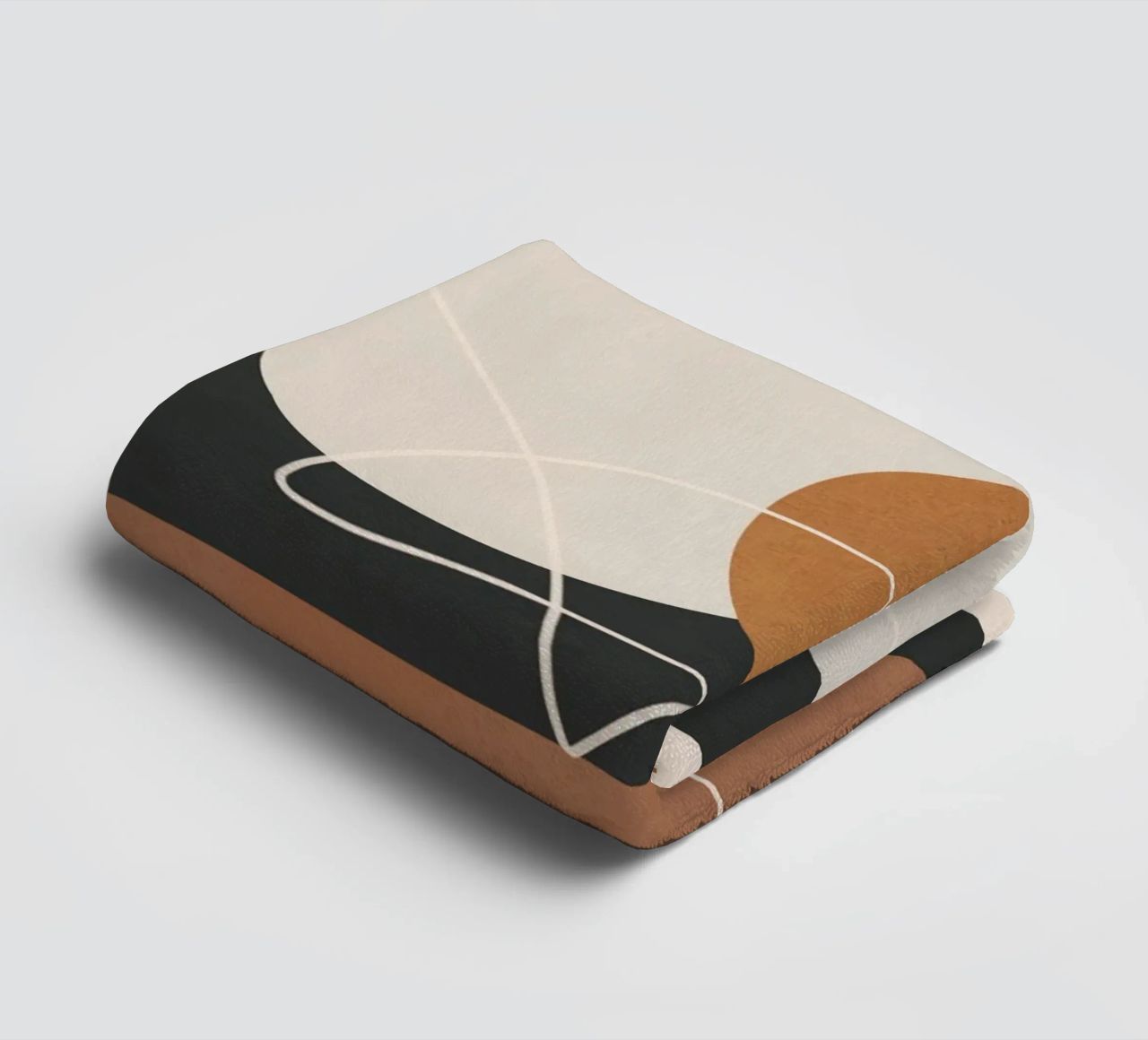 Minimal Colorful Abstract Shapes 3 asciugamano da bagno da Flow Line