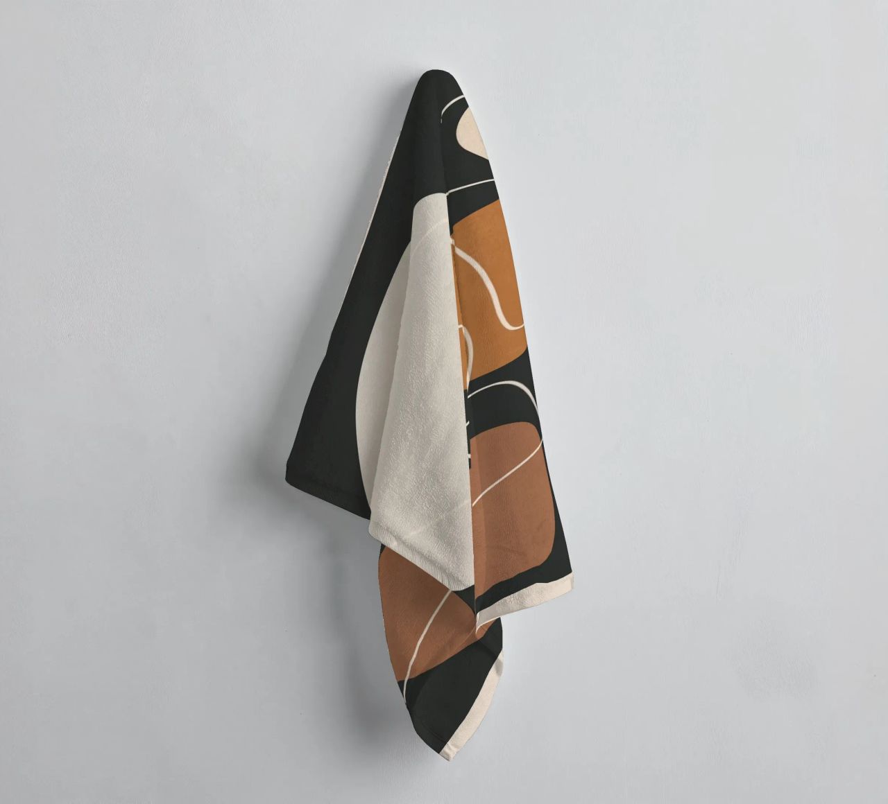 Minimal Colorful Abstract Shapes 3 asciugamano da bagno da Flow Line