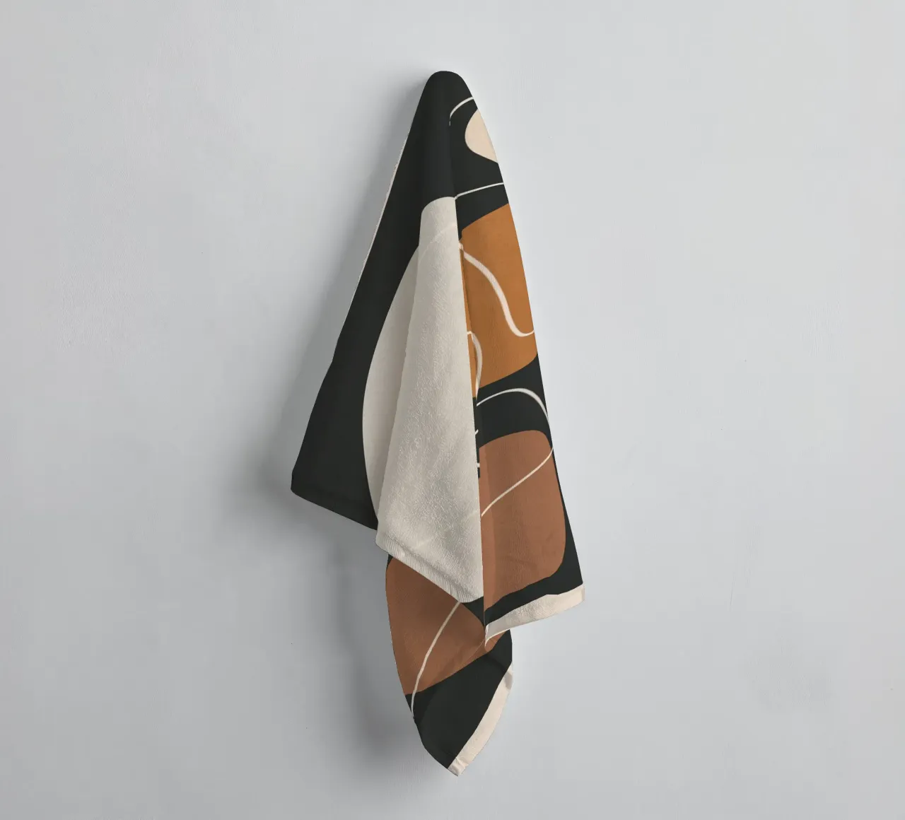 Minimal Colorful Abstract Shapes 3 asciugamano da bagno da Flow Line