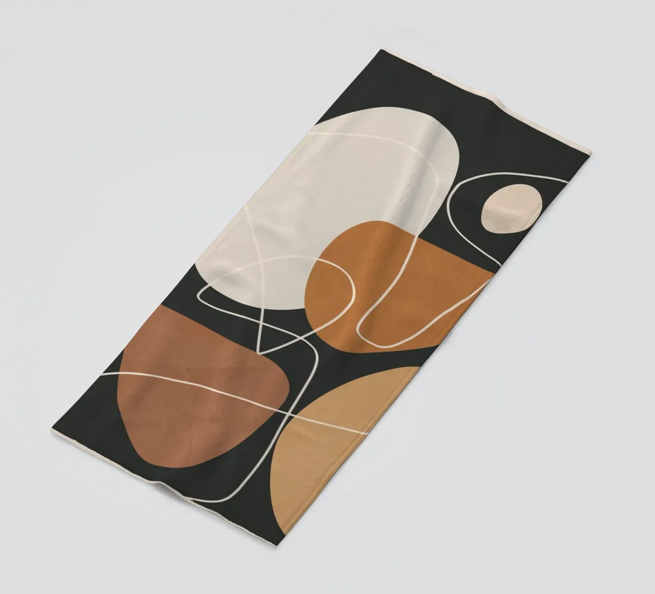 Minimal Colorful Abstract Shapes 3 telo mare da Flow Line