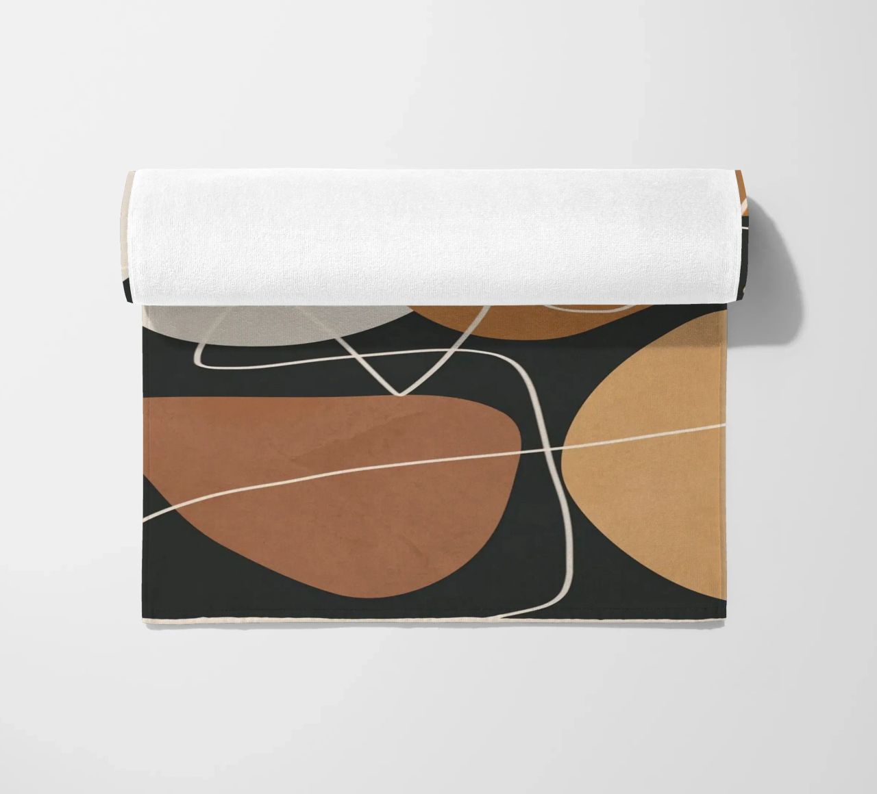 Minimal Colorful Abstract Shapes 3 telo mare da Flow Line