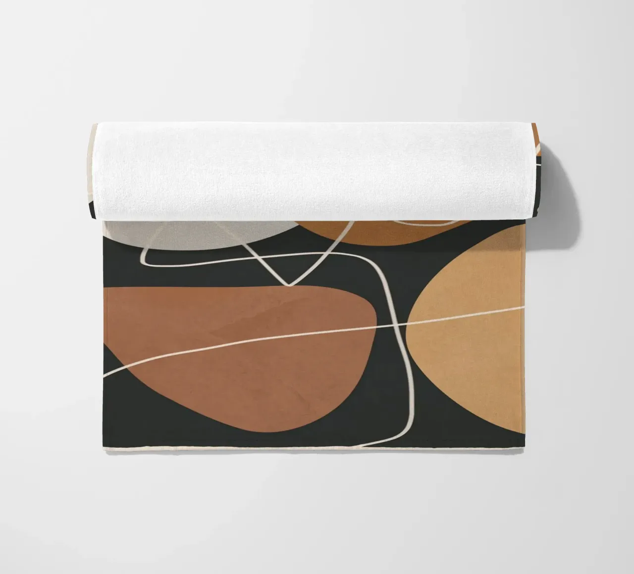 Minimal Colorful Abstract Shapes 3 telo mare da Flow Line