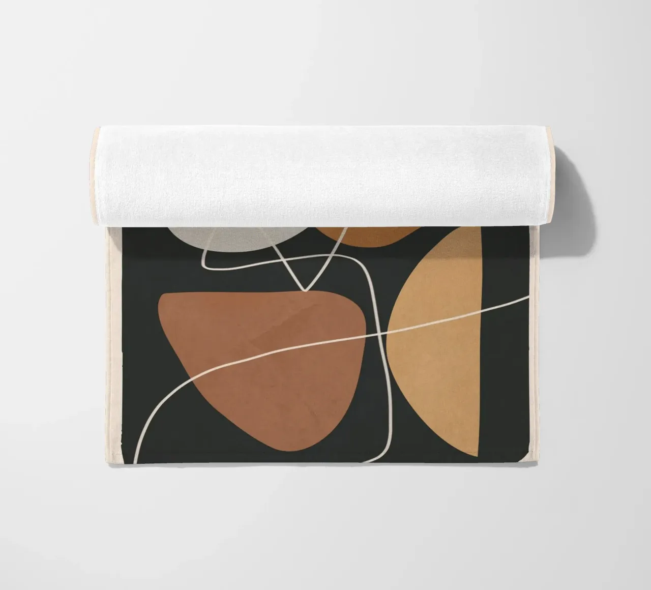 Minimal Colorful Abstract Shapes 3 telo mare da Flow Line