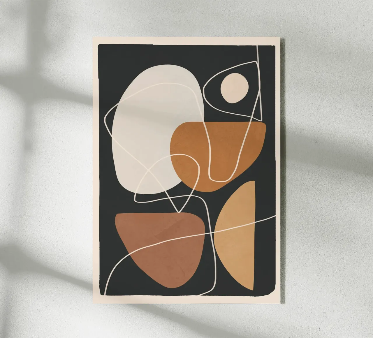 Minimal Colorful Abstract Shapes 3 plexiglas de Flow Line