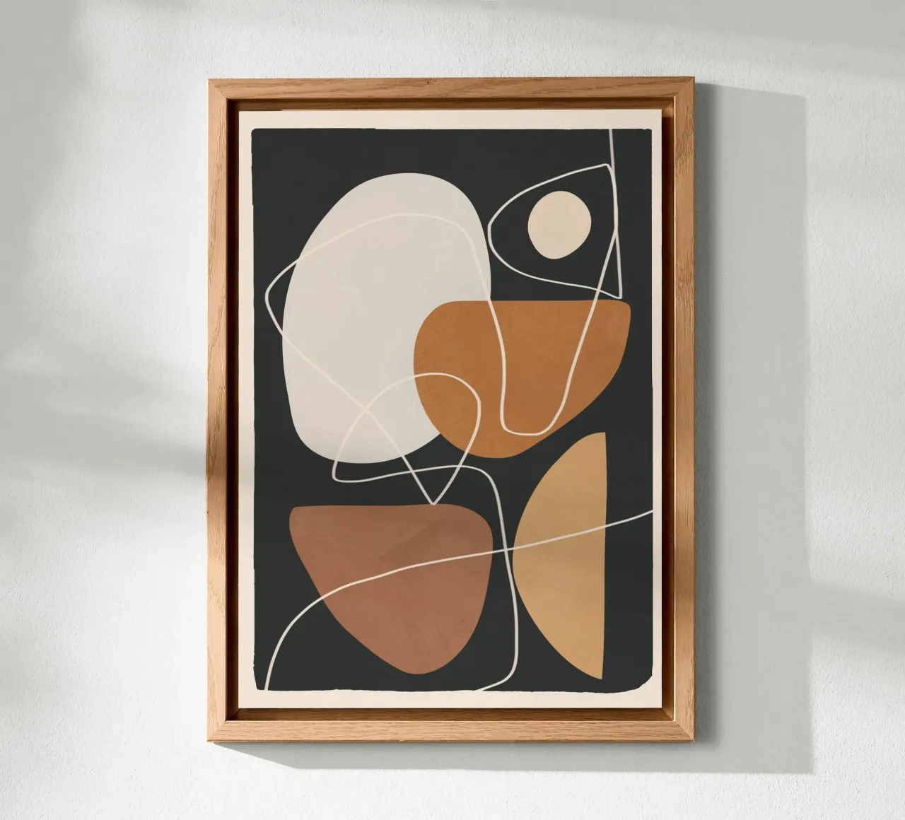 Minimal Colorful Abstract Shapes 3 alluminio dibond da Flow Line