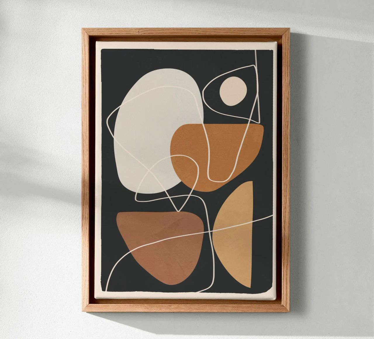 Minimal Colorful Abstract Shapes 3 tela da Flow Line