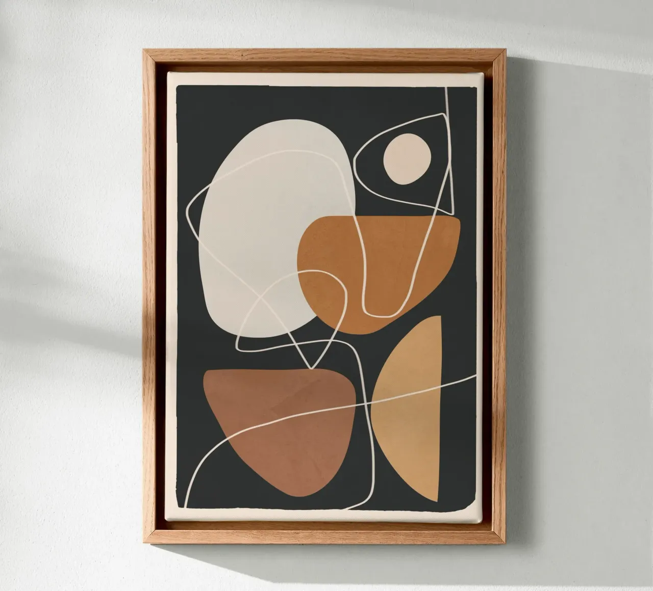 Minimal Colorful Abstract Shapes 3 tela da Flow Line