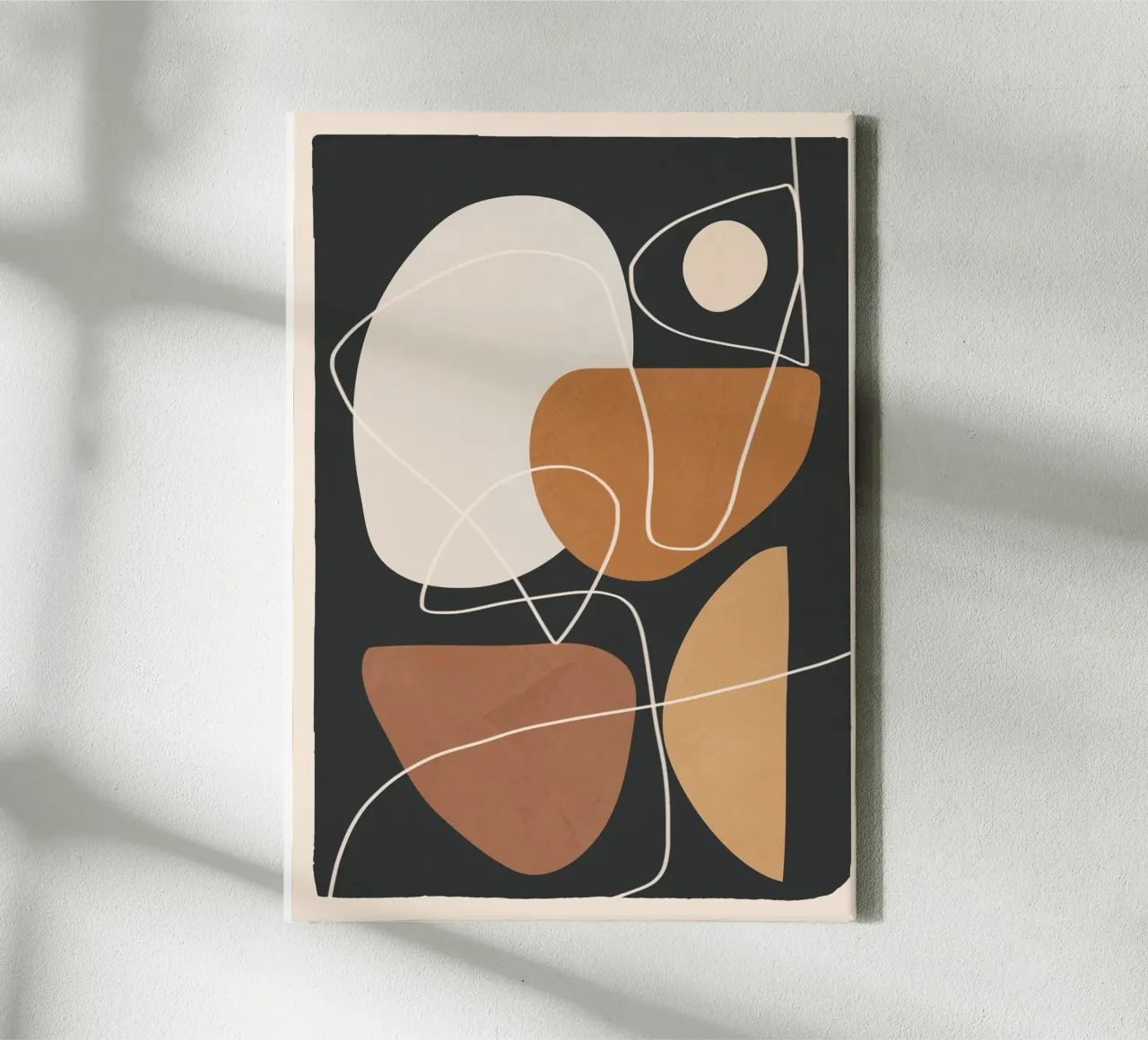 Minimal Colorful Abstract Shapes 3 tela da Flow Line