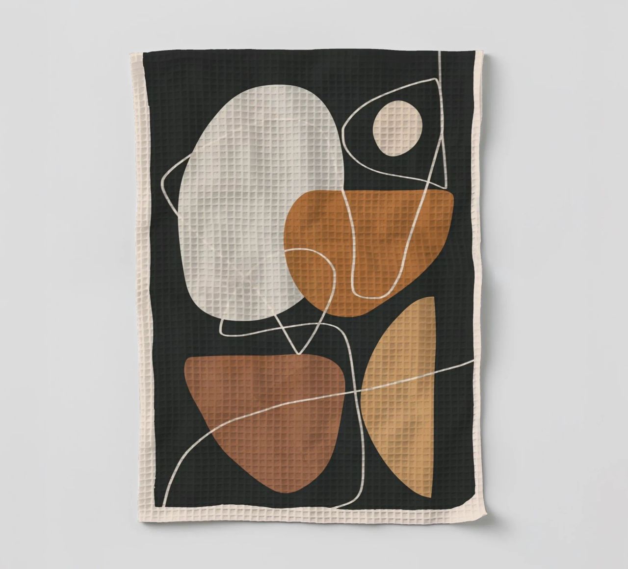 Minimal Colorful Abstract Shapes 3 canovaccio da cucina da Flow Line