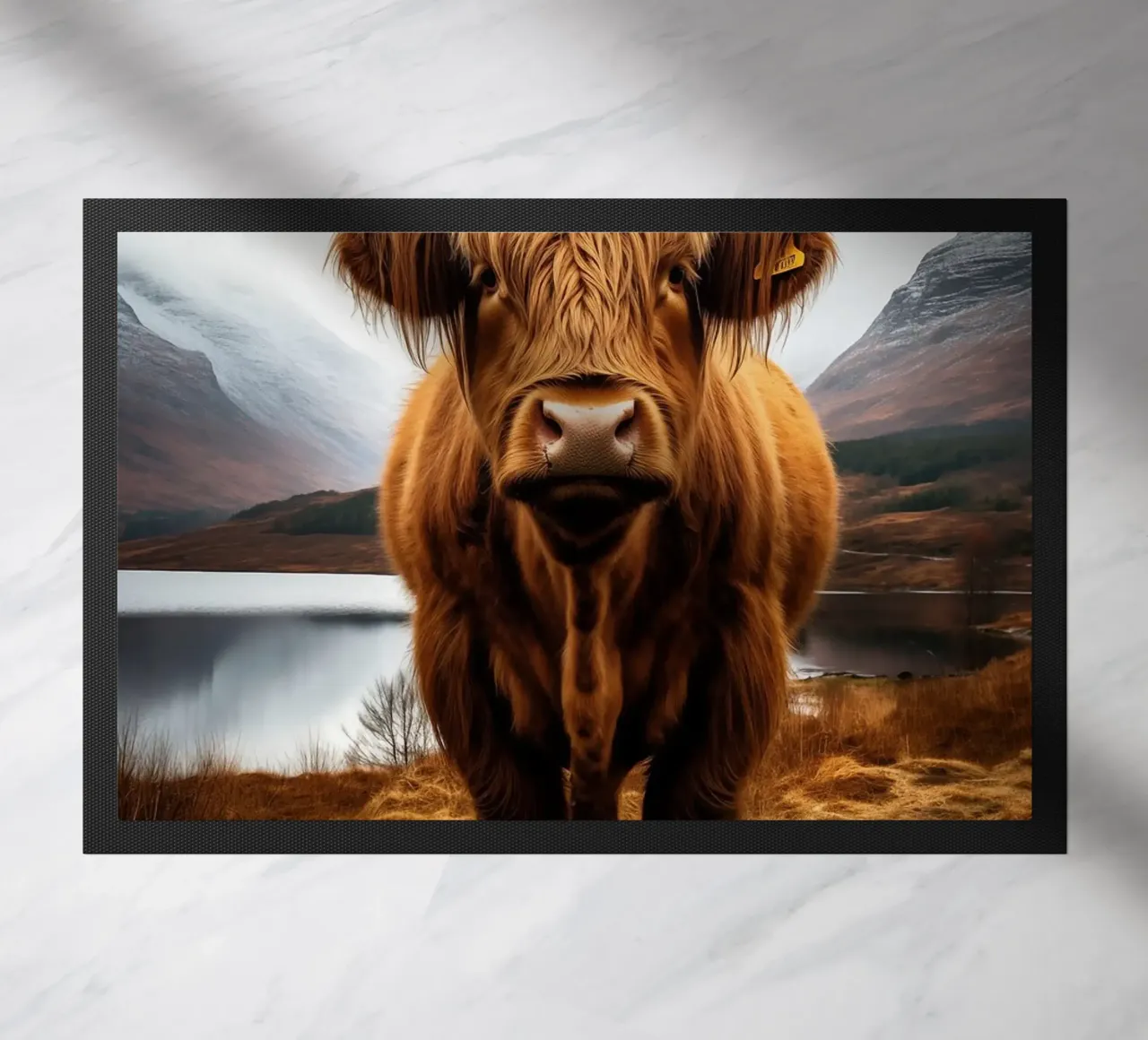corna di mucca highland zerbino da Kirsten C Nolan