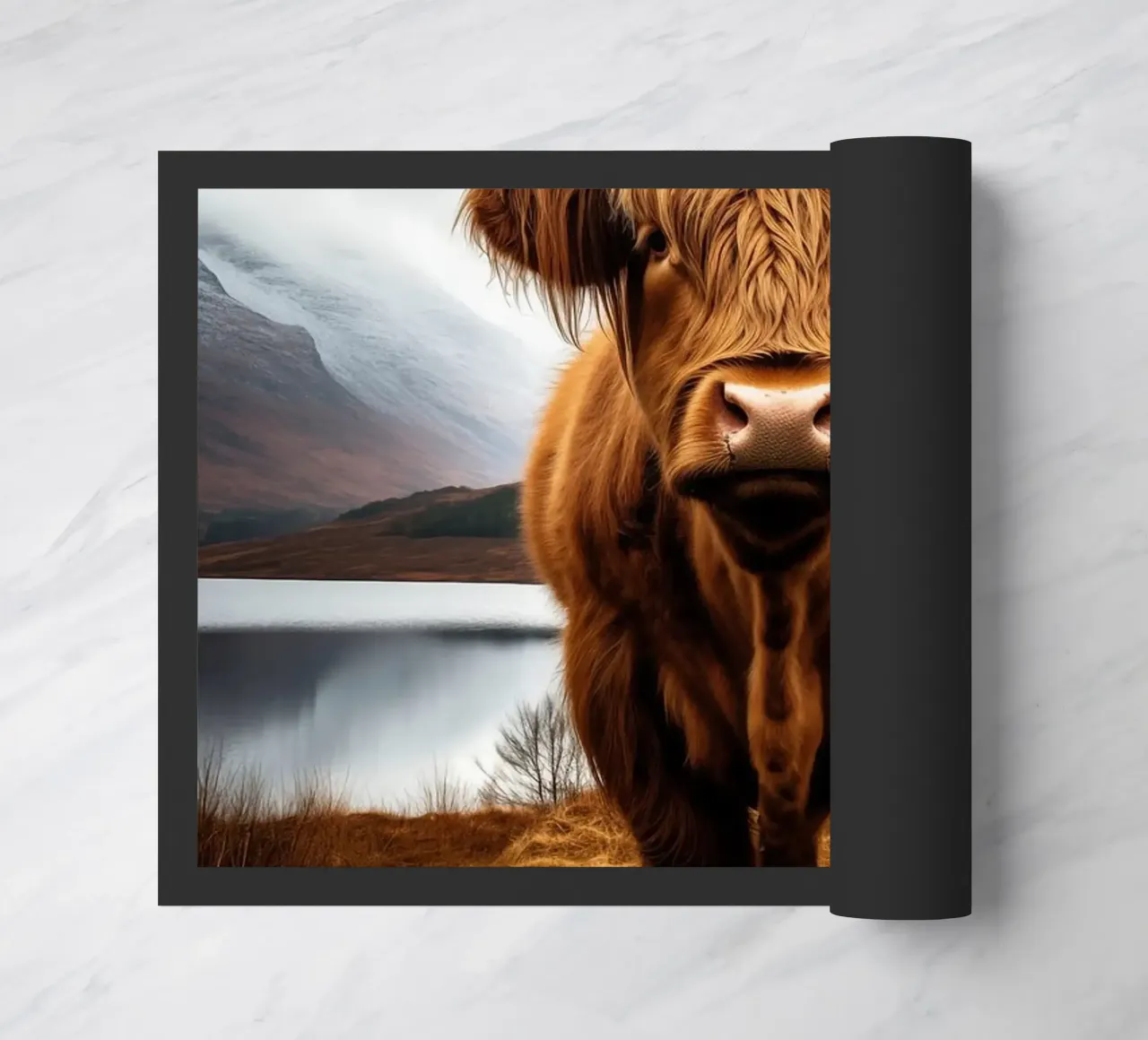 corna di mucca highland zerbino da Kirsten C Nolan