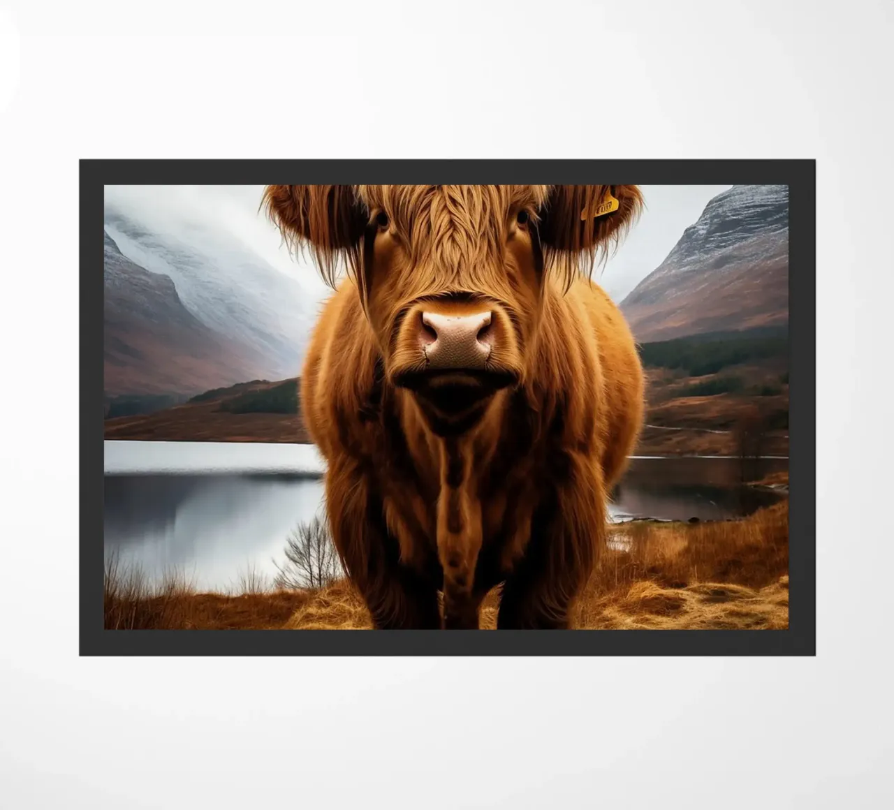 corna di mucca highland zerbino da Kirsten C Nolan
