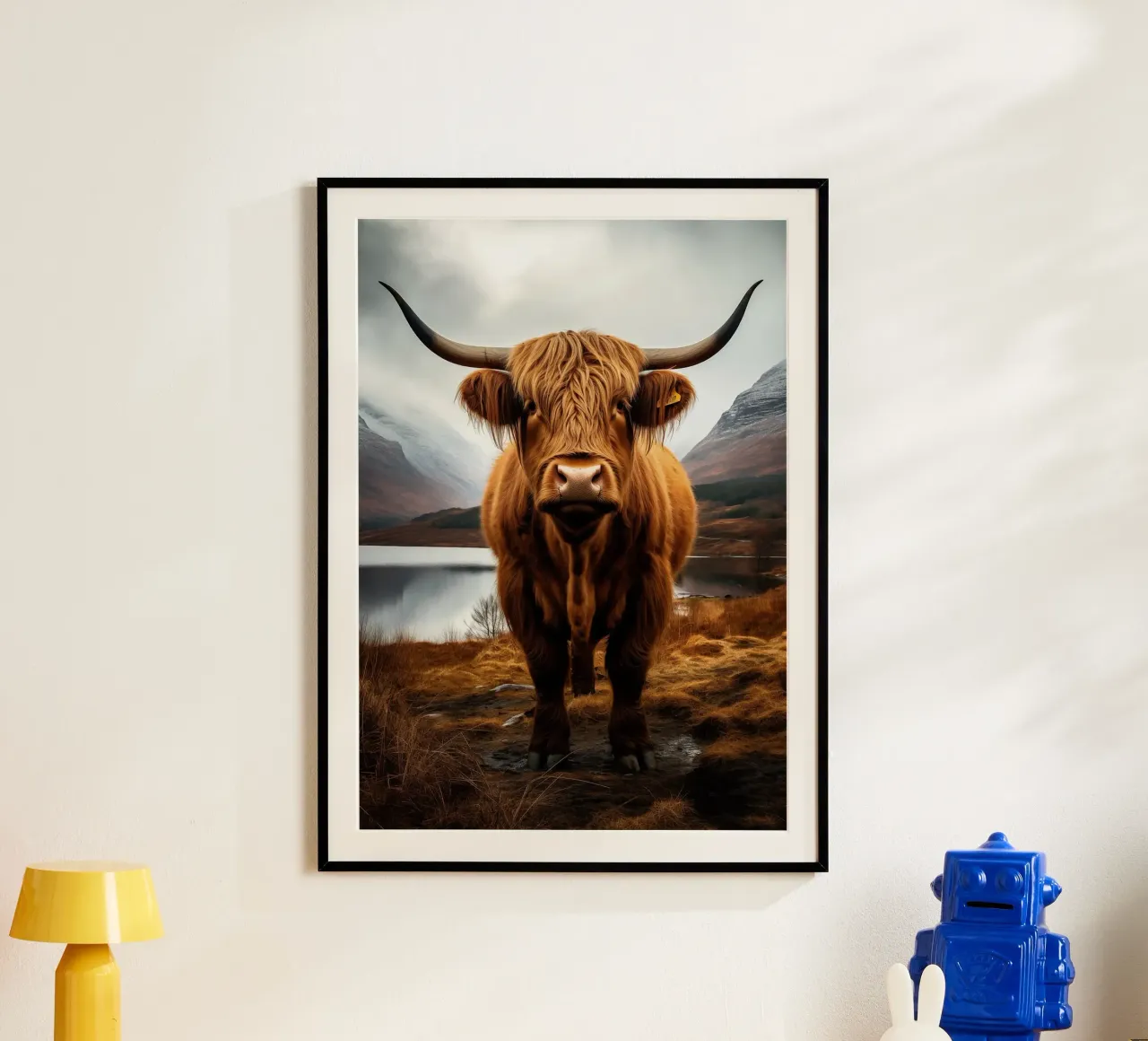 corna di mucca highland carta hahnemühle da Kirsten C Nolan